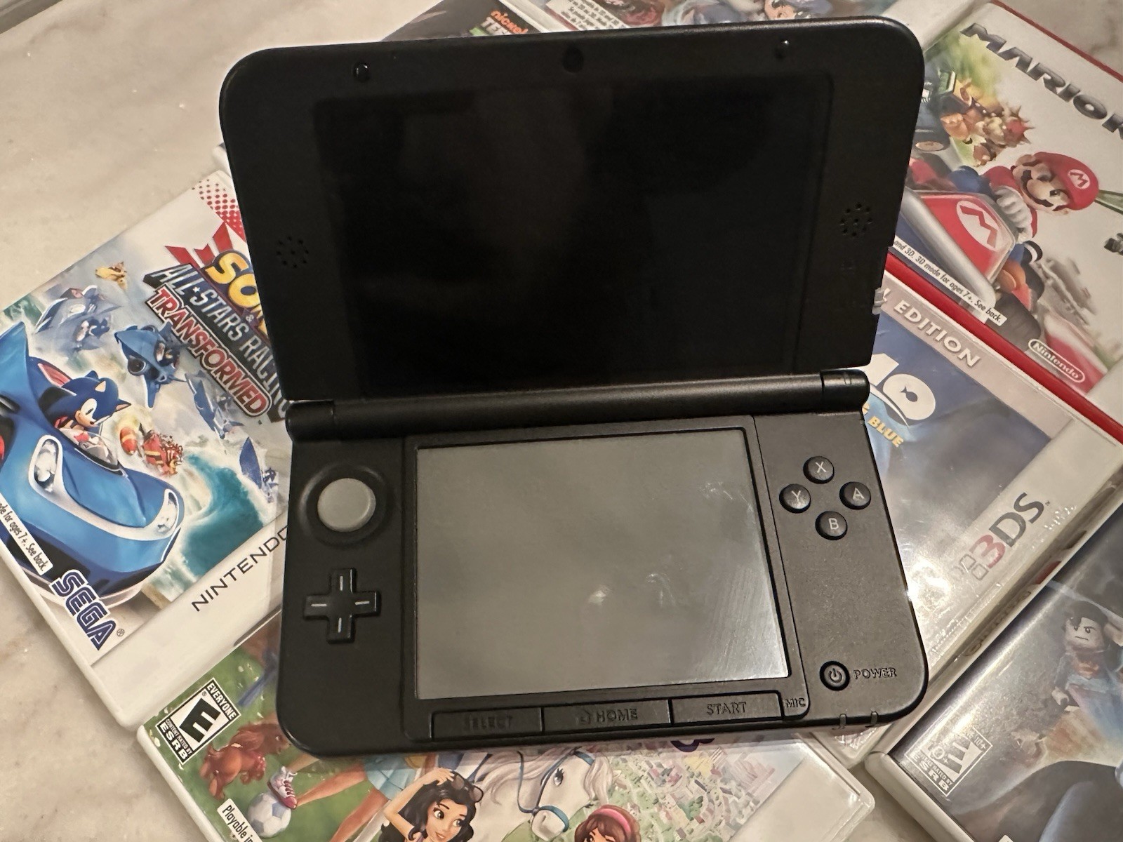 Nintendo 3DS XL Black Handheld System Wi-Fi Capability