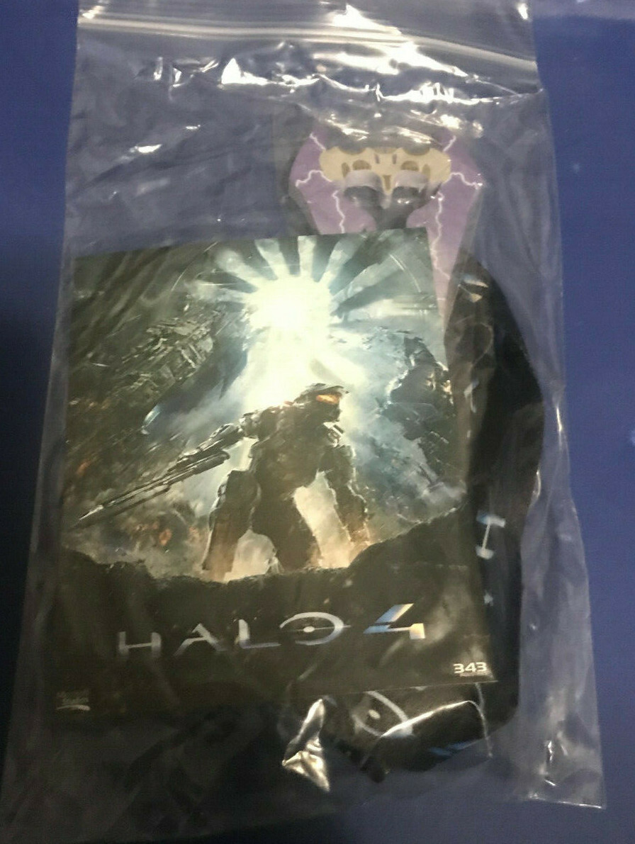 Halo 4 Infinity Unc 343 Industries Limited Edition Dog Tag lanyard Promo Xbox