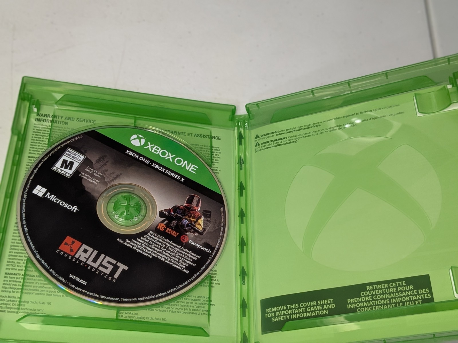 Rust Console Edition Xbox One/Series X CIB COMPLETE IN BOX
