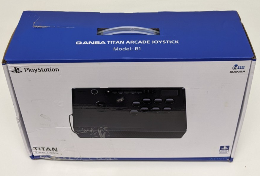 Qanba B1 Titan Wired Arcade Joystick for PlayStation 5/4 and PC