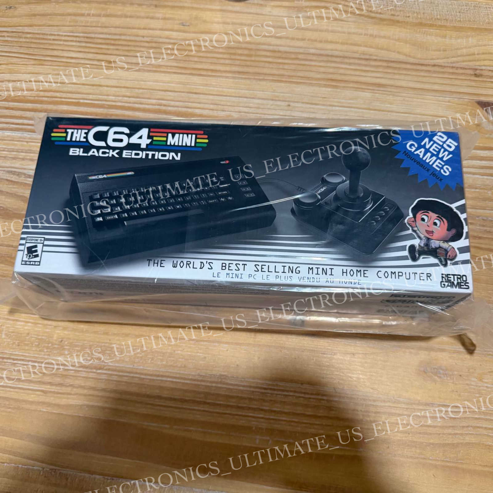 2025 THEC64 Mini Black Edition Commodore 64 HDMI Console with 25 Built-in Games