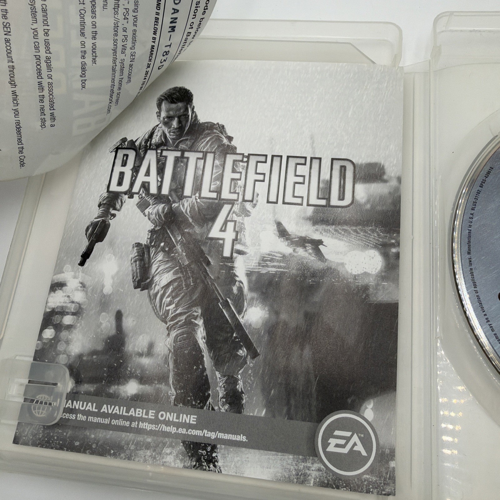Battlefield 4 PS3 (Sony PlayStation 3, 2013)