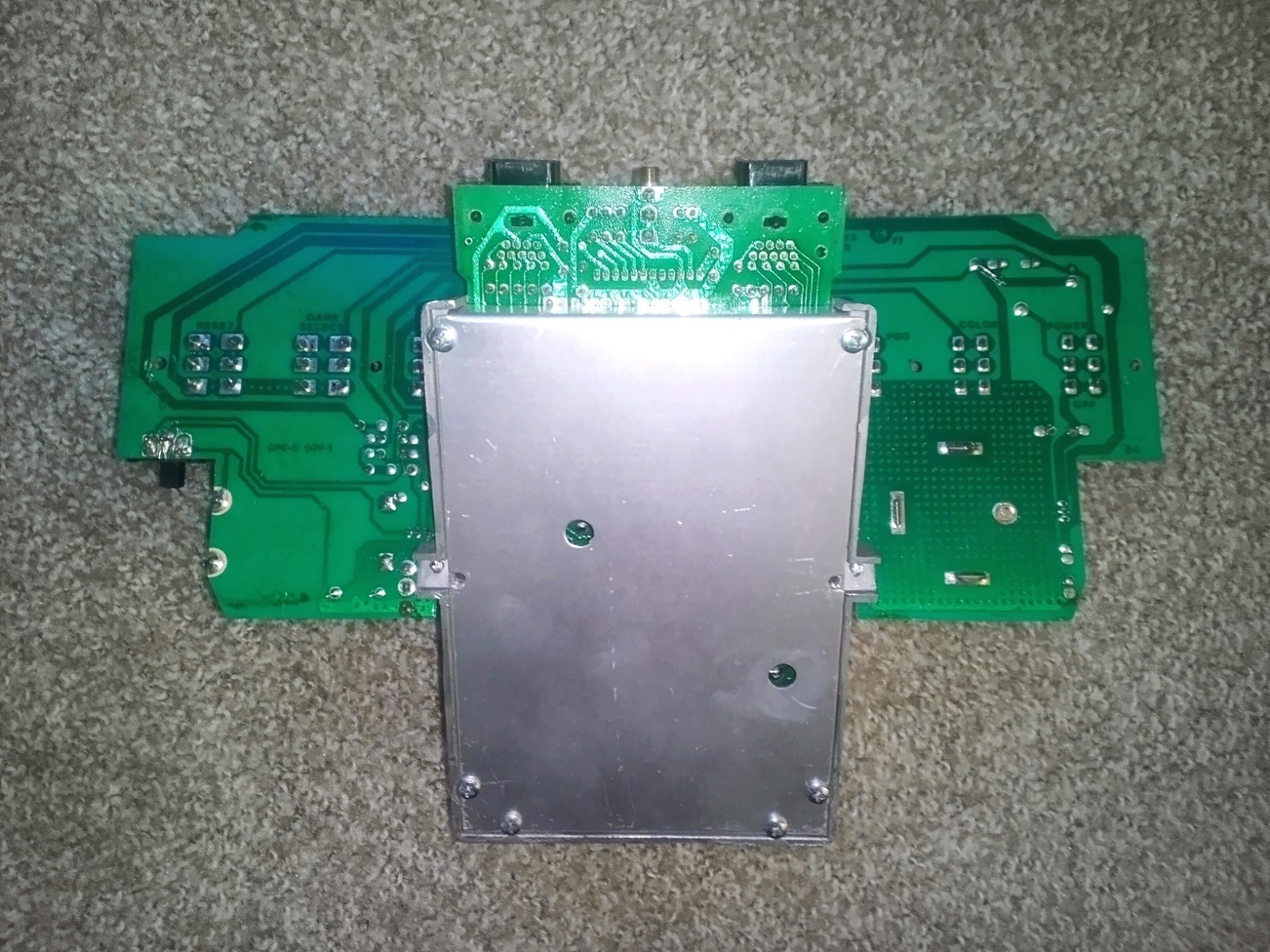 Atari 2600 6 Switch Console Board ONLY NOT WORKING AS IS See Pics READ BELOW