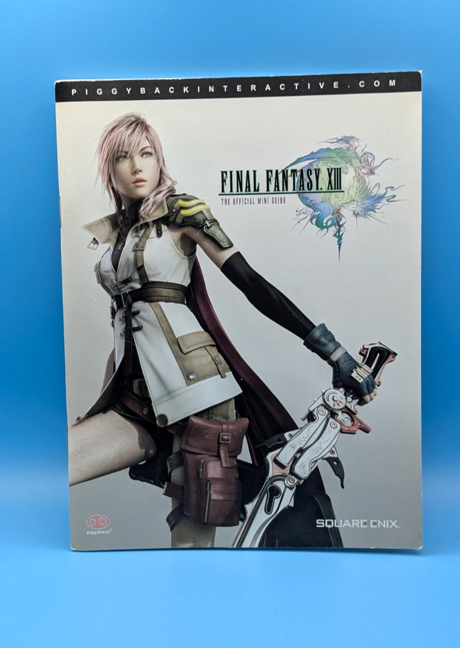 Final Fantasy XIII +Guide XIII-2 Novella Edition XIII-3 Returns PS3 Complete Set