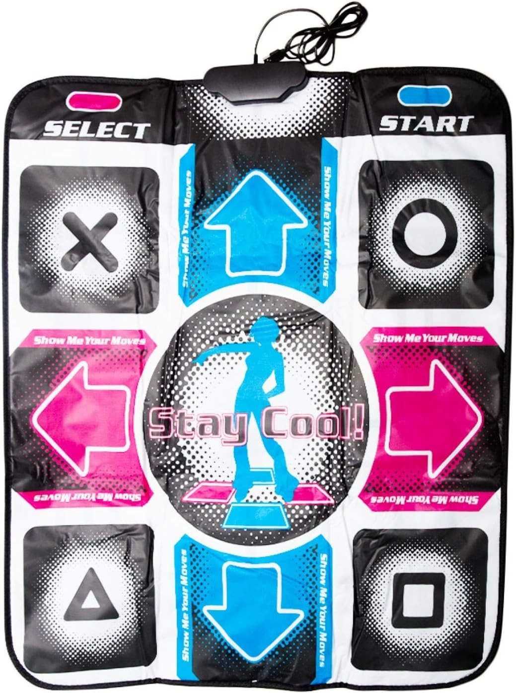 Interactive USB Dance Mat – Anti-Slip Gaming Pad for All Ages & PC Compatibility