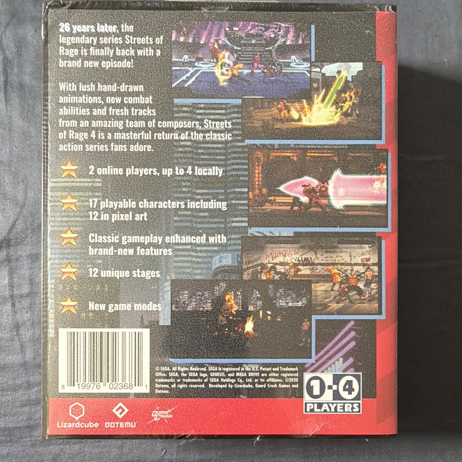 Streets of Rage 4 Classic Edition With Soundtrack – PS4 – LRG – New, Sealed