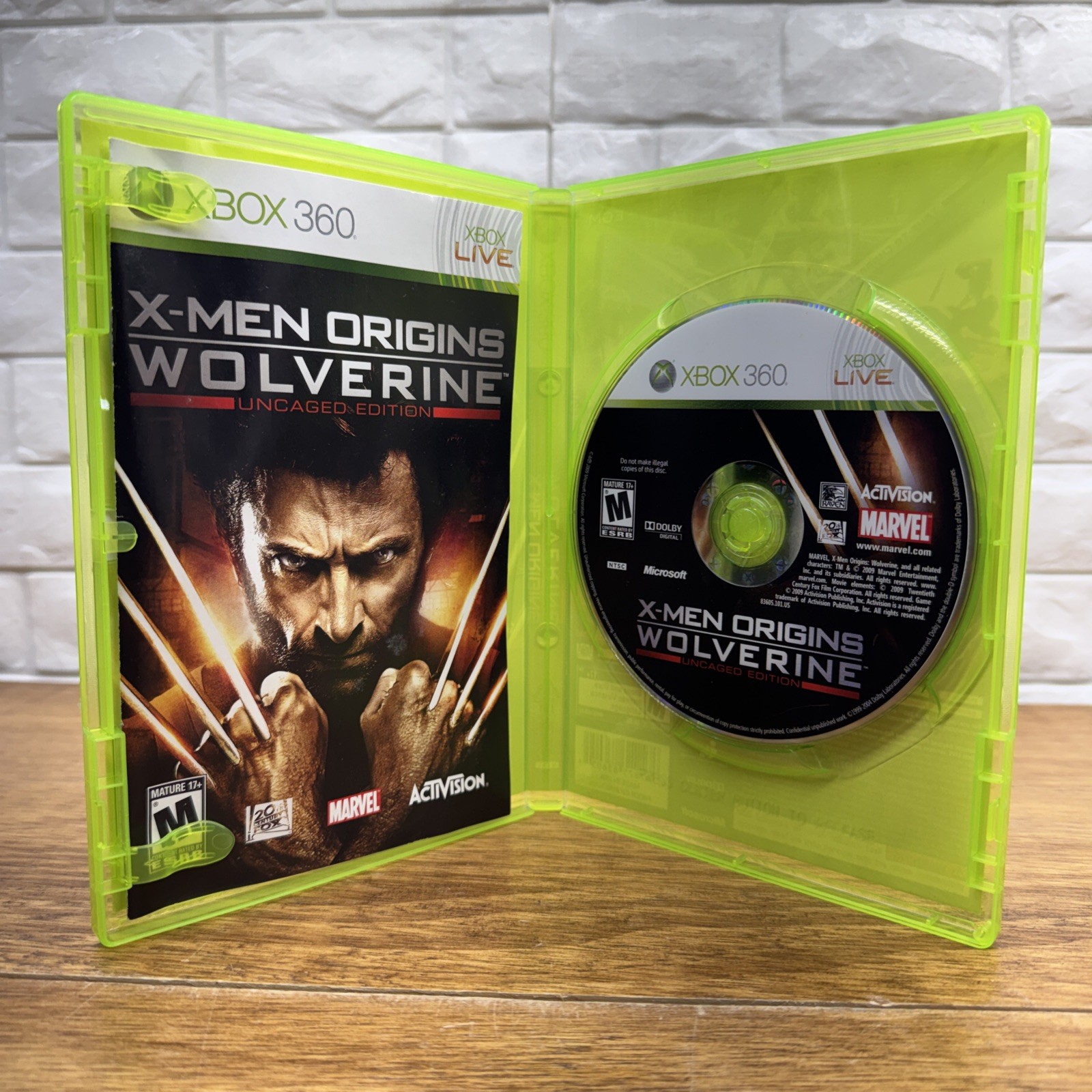 X-Men Origins: Wolverine Uncaged Edition (Xbox 360, 2009) CIB Refurbished