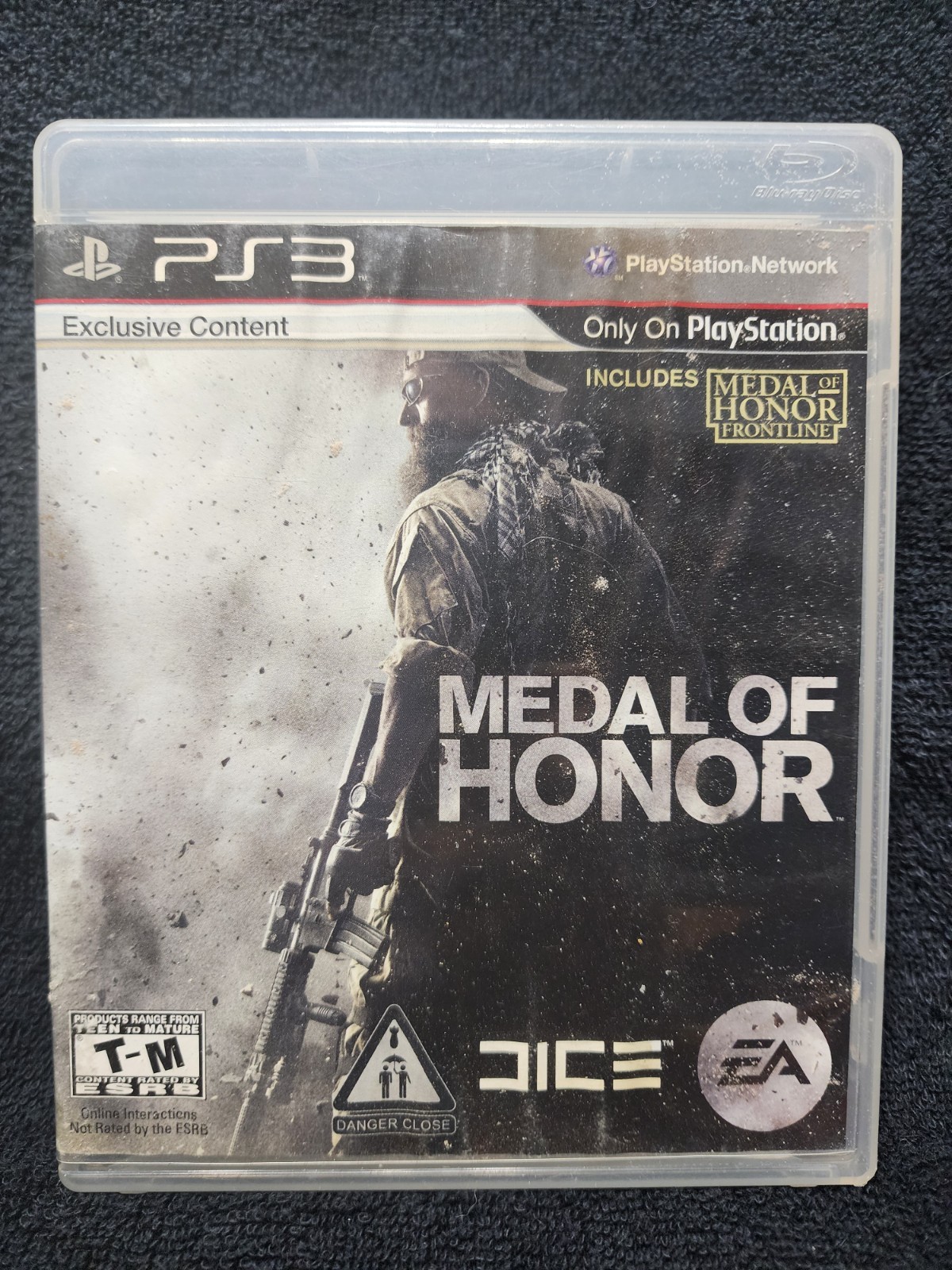MEDAL OF HONOR PS3 Tested W/ Manual – damaged Cover Art