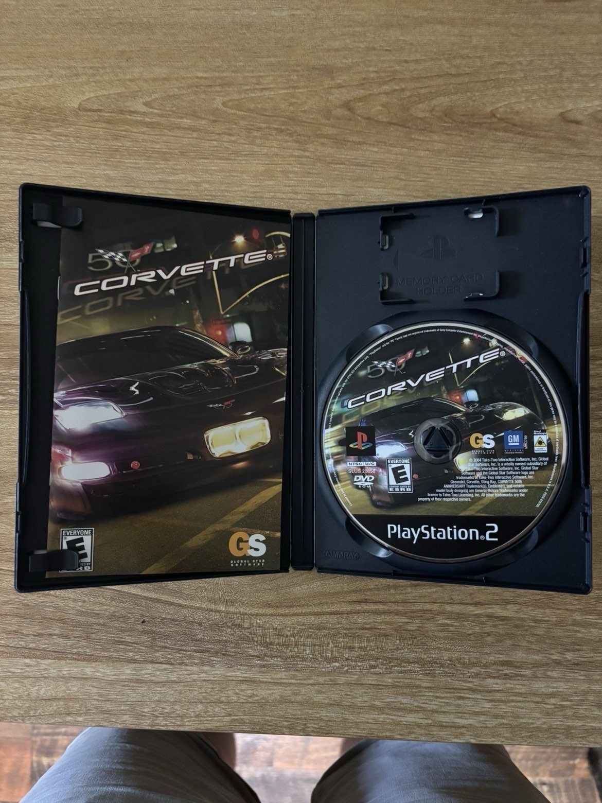 Global Star Software Corvette PS2 Racing Multiplayer E 2004 NTSC-U/C Manual
