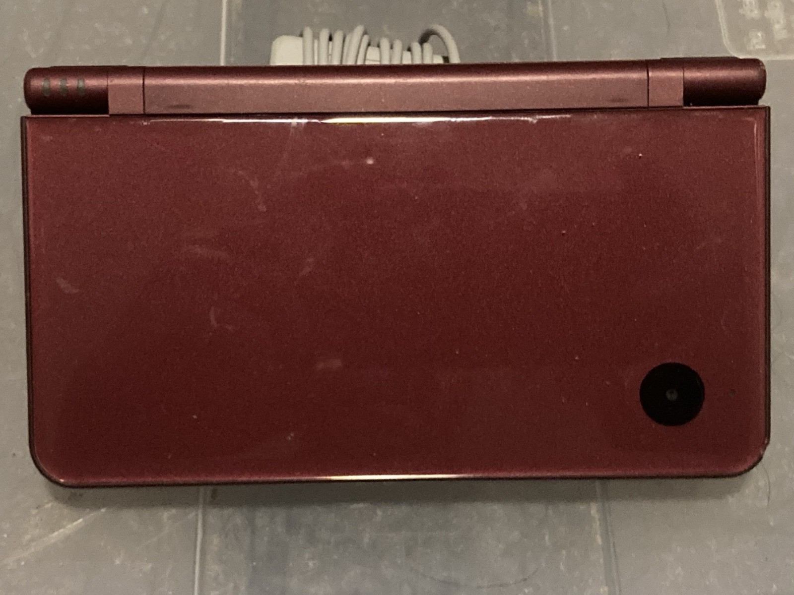 Nintendo DSi XL Handheld System – Burgundy W/2 Games Tested Works Well Charger