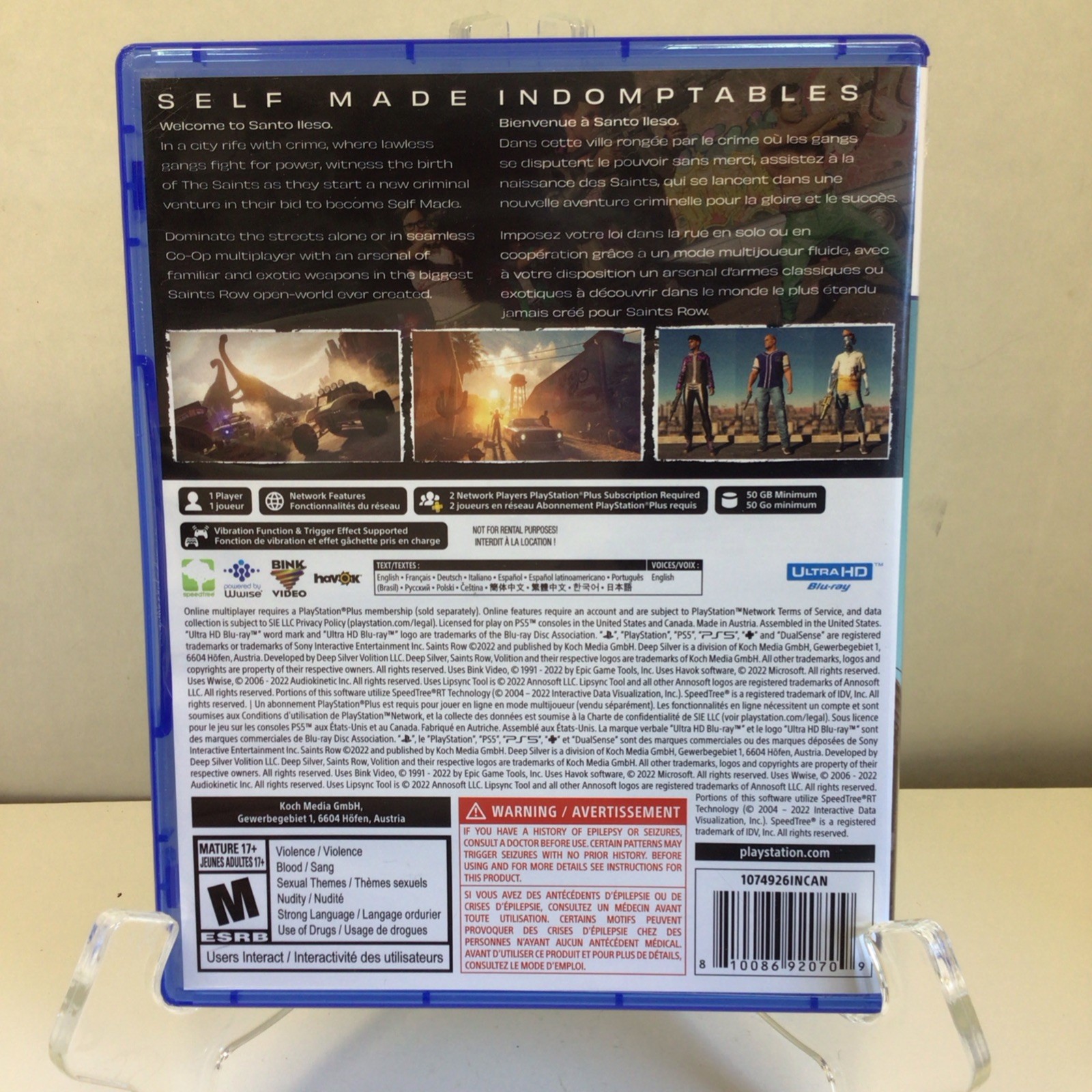 Deep Silver Saints Row PS5 2022 Multiplayer Ultra HD