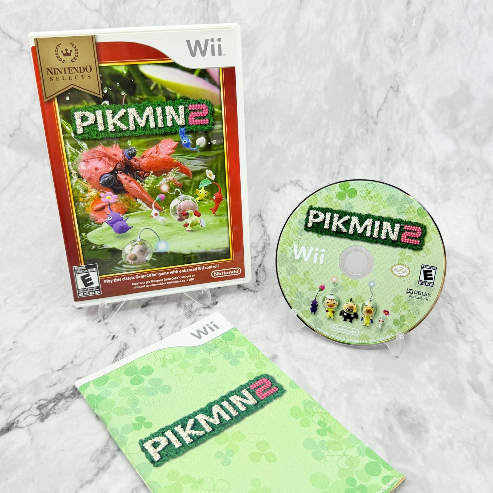 Pikmin 2 (Nintendo Wii, 2012) CIB Complete Tested