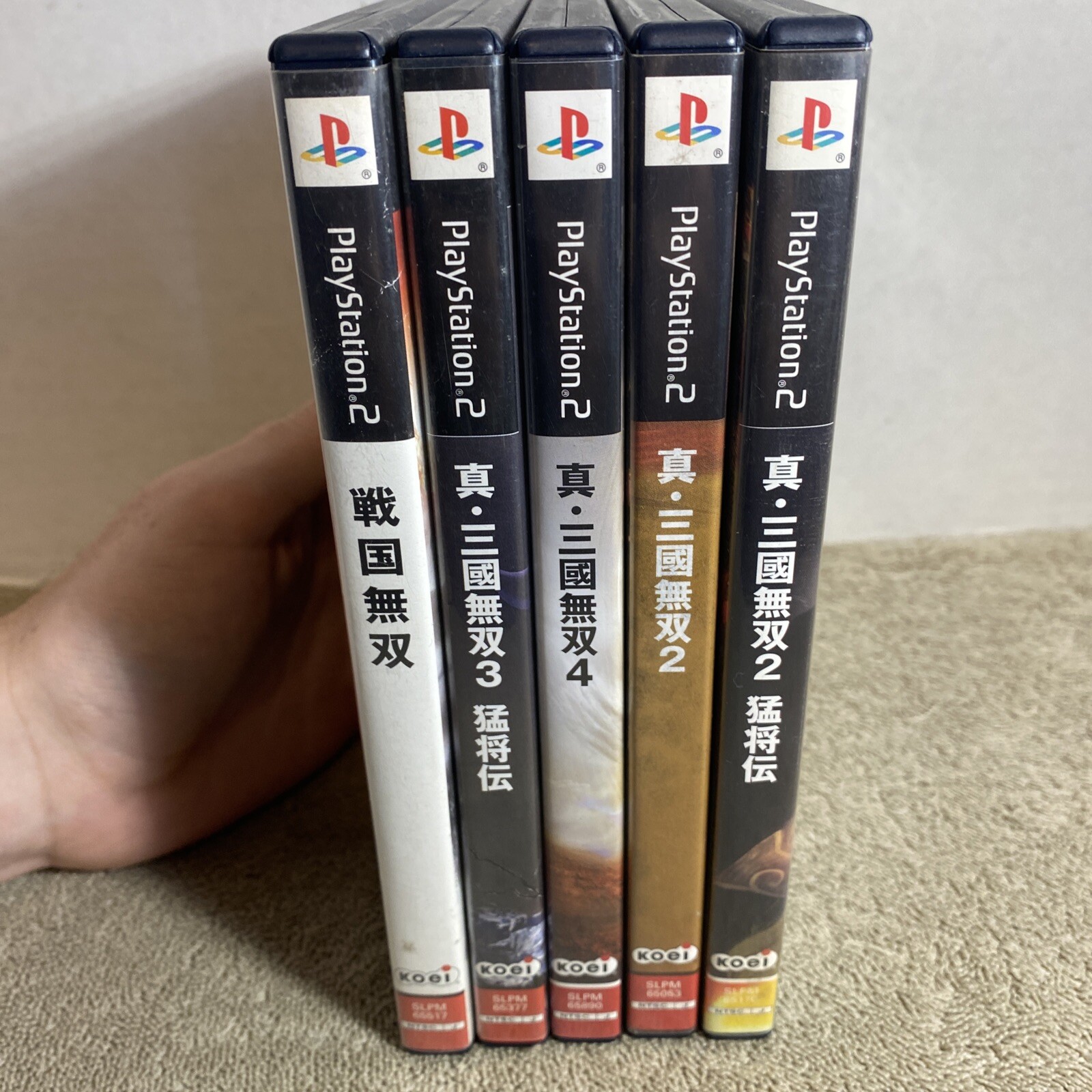 Shin Sangoku Musou 2 3 4 & Sengoku PlayStation 2 PS2 Dynasty Warriors Japan Lot