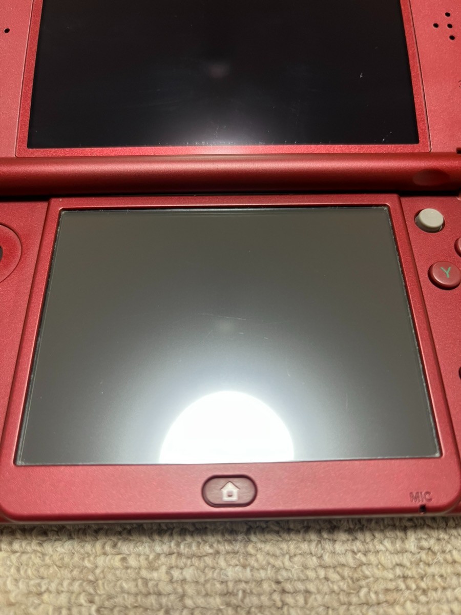 New 3DS LL XL Metalic red Japan Nintendo Console region Japanese B982 dual IPS