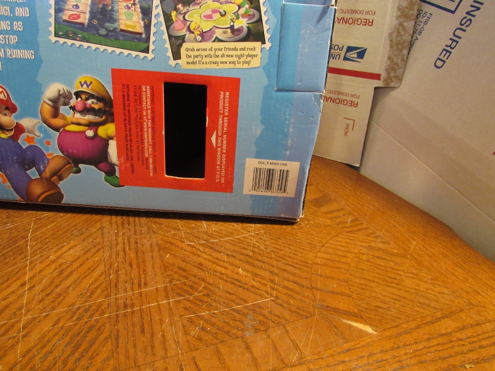 Nintendo Gamecube Mario Party 7 Bonus Set Console Box Only (No Console Included)