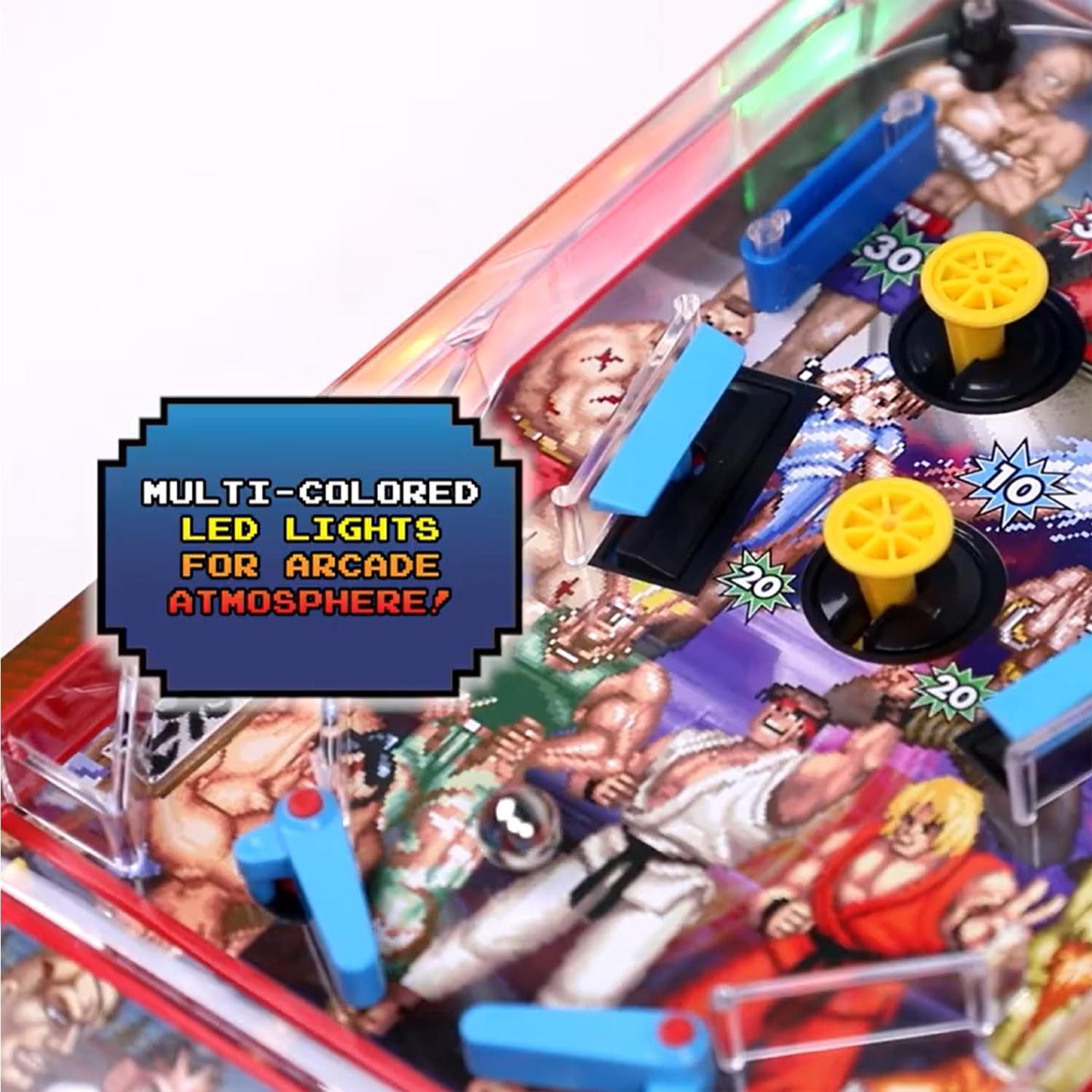 Street Fighter II: Arcade Pinball – Premium Series, Lights & Sounds Iconic Ta…