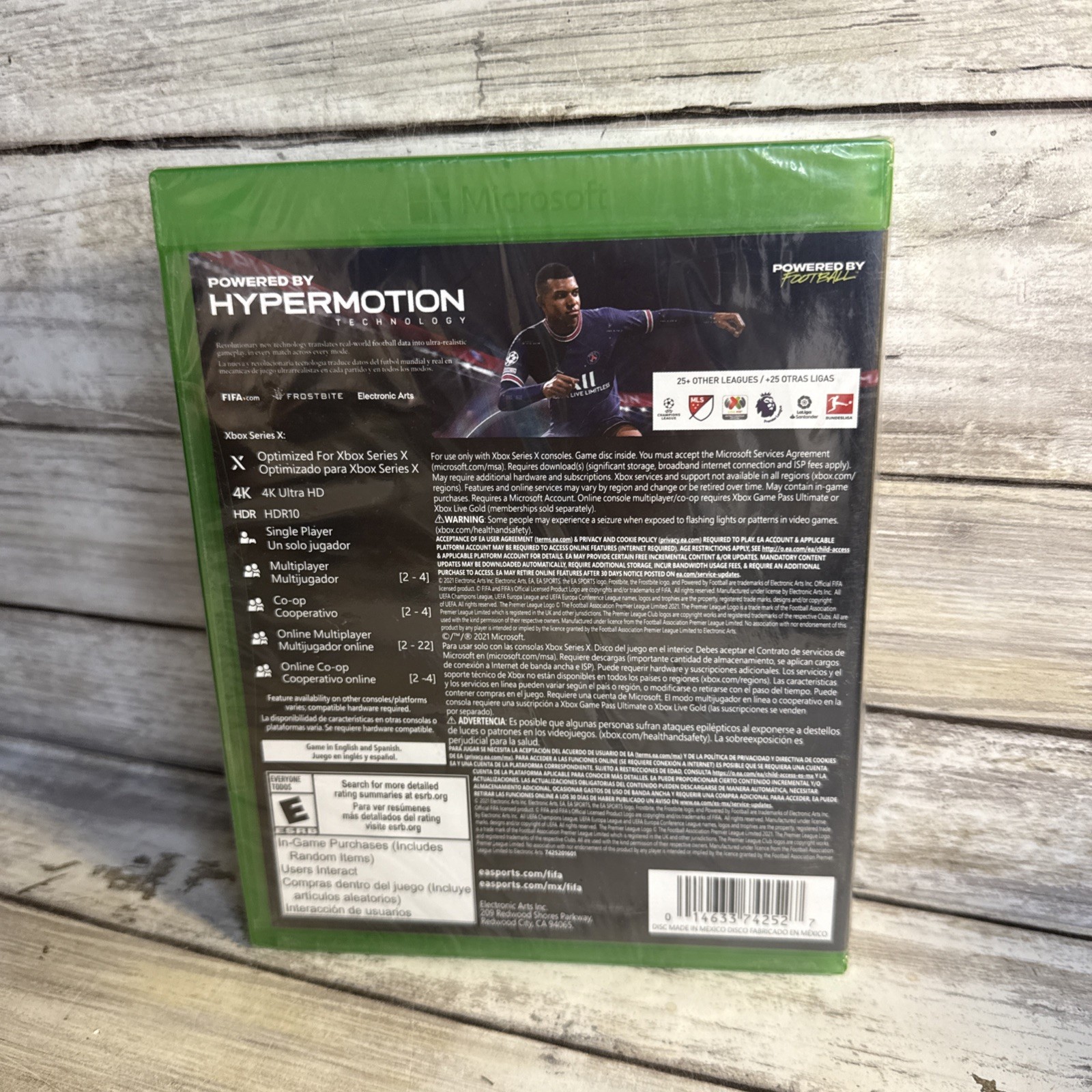 New FIFA 22 FIFA Microsoft Xbox Series X Sealed XB Soccer Video Game Torn Shrink