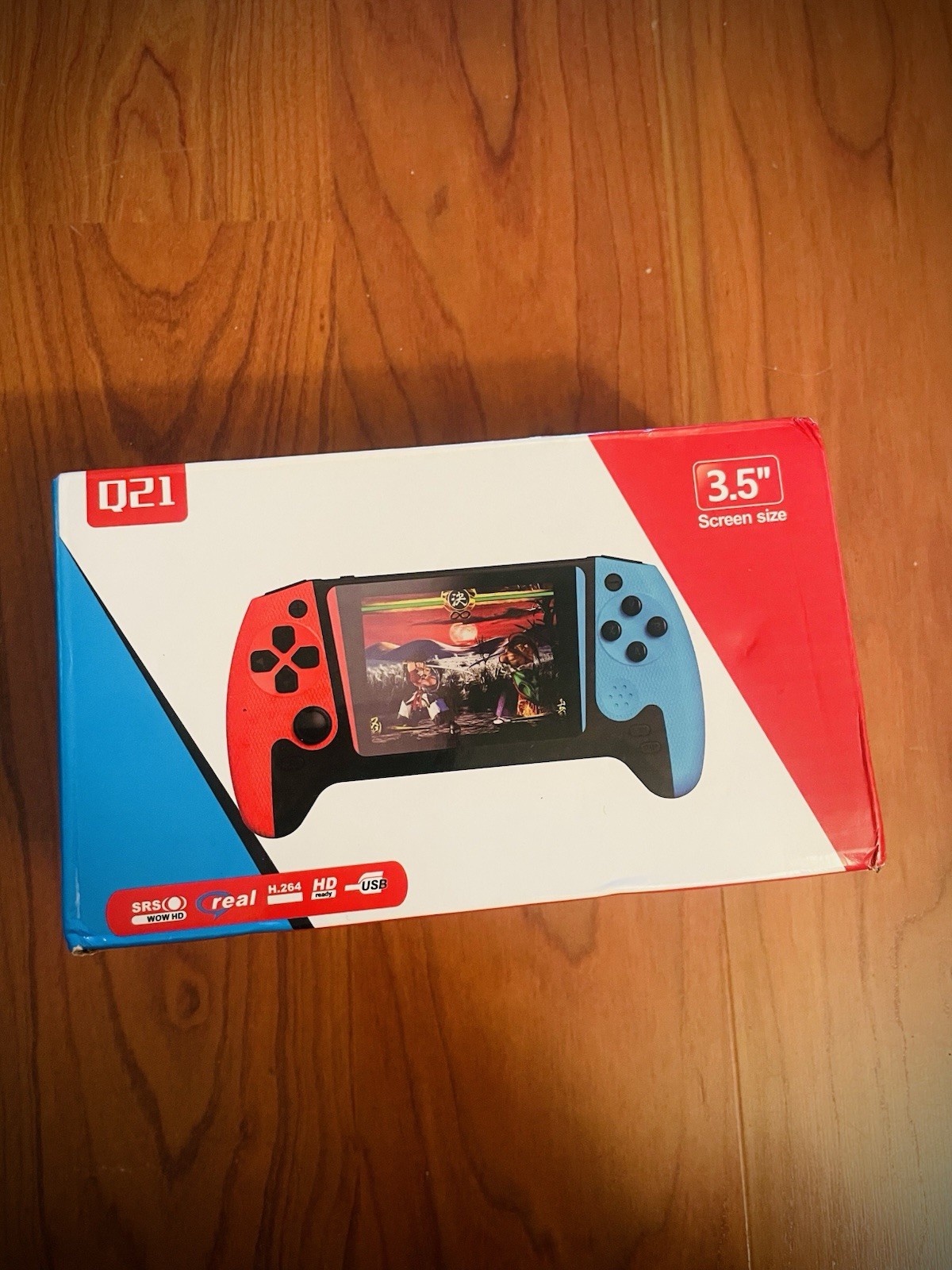 Q21 3.5” Handheld Retro Game Console Portable Gaming System Built-In Games AOH