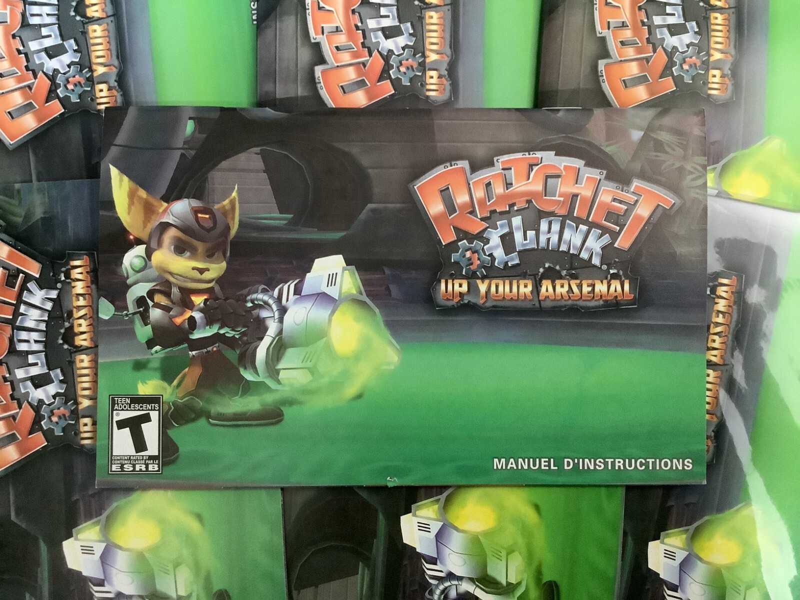Ratchet & Clank Up Your Arsenal PS2 PlayStation 2 Instruction Manual Only