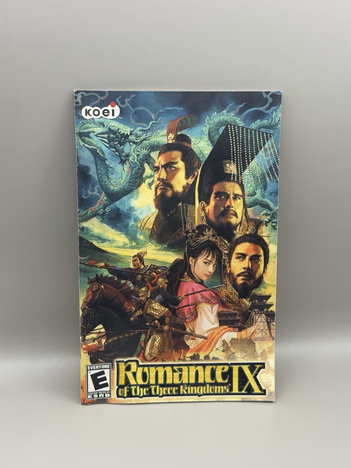 Romance of the Three Kingdoms IX (Sony PlayStation 2, 2004) CIB W/Registration