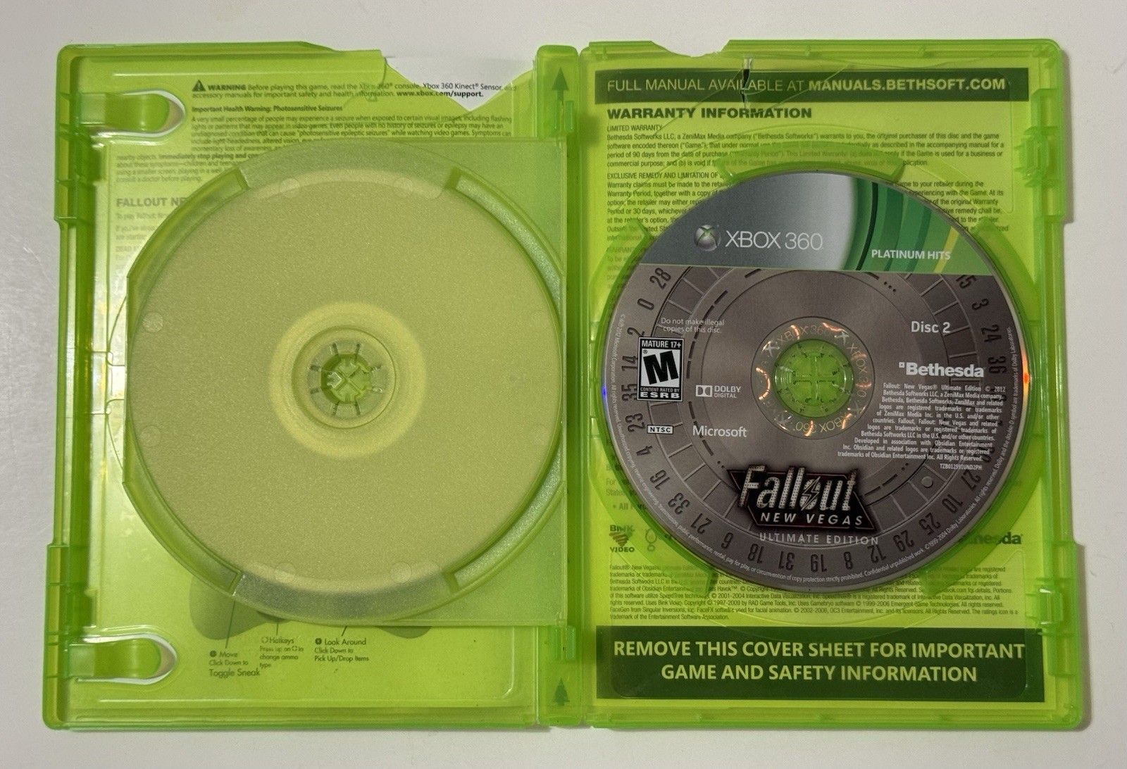 Fallout: New Vegas [Ultimate Edition] Xbox One/360 *Rare/Case Damage*