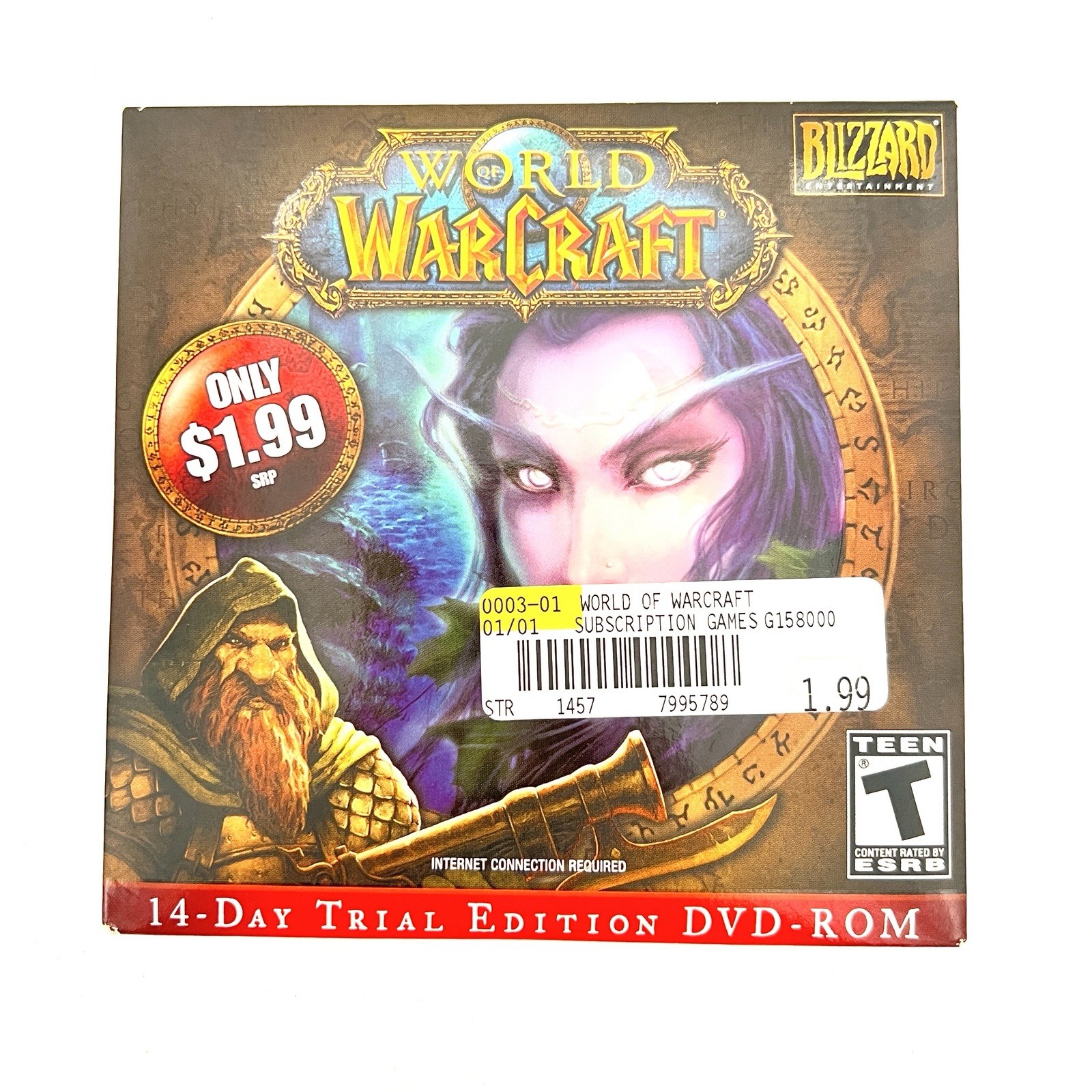 World of WarCraft 2004-2006 14-Day Trial Edition DVD-ROM Blizzard Entertainment