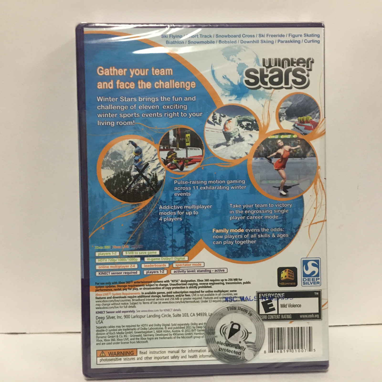 Winter Stars Xbox 360 New microsoft_xbox_360; BRAND NEW AND FACTORY SEALED!