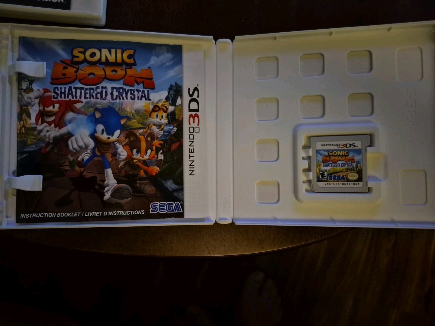 Sonic Boom: Shattered Crystal (Nintendo 3DS, 2014) Tested NO MANUAL