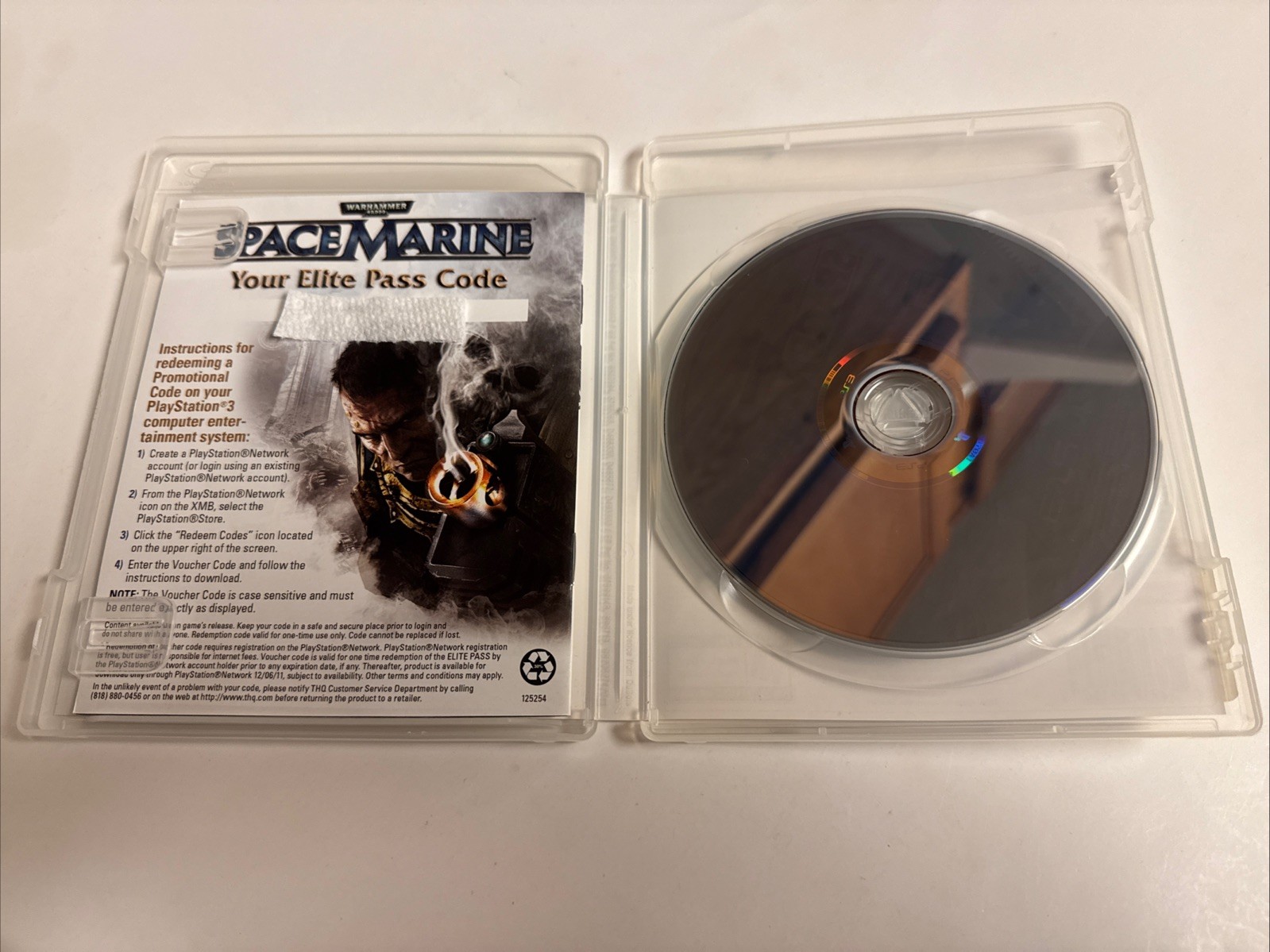 Warhammer 40,000 Space Marine PlayStation PS3 2011 CIB