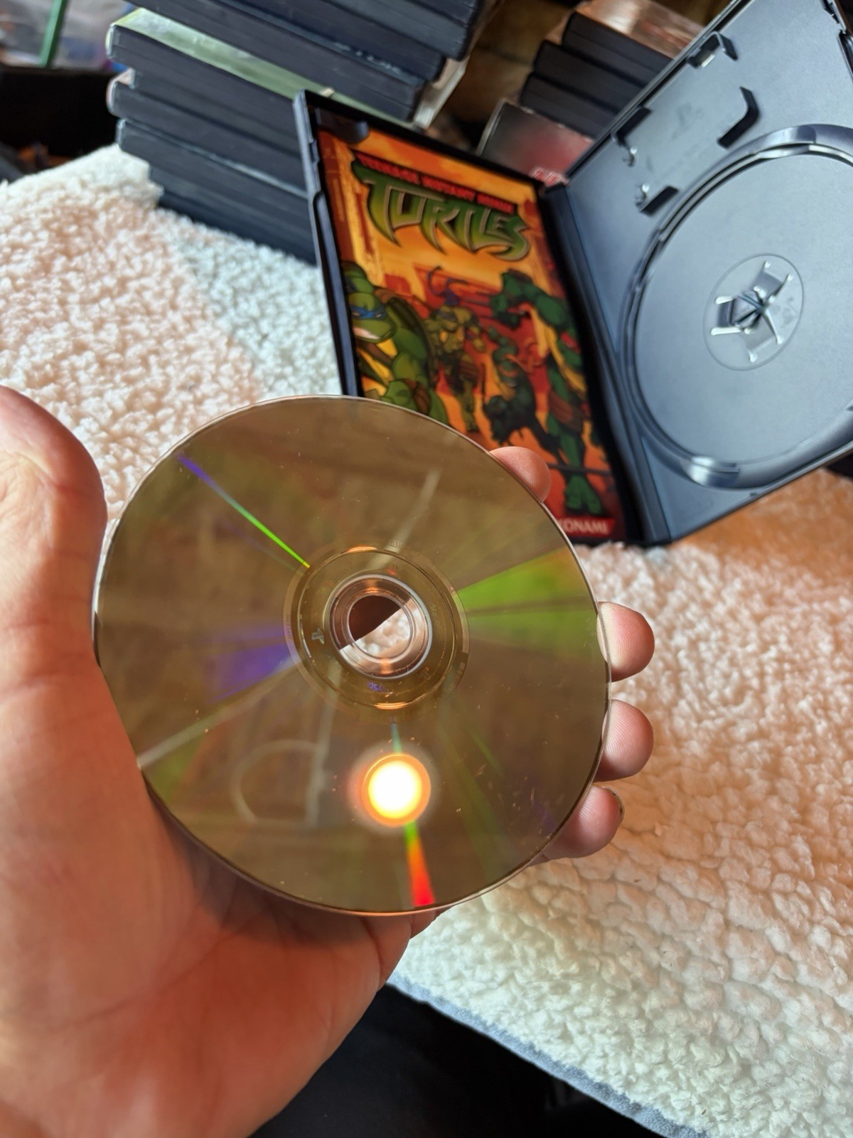 Teenage Mutant Ninja Turtles Konami PlayStation 2 Manual Included NTSC-U/C