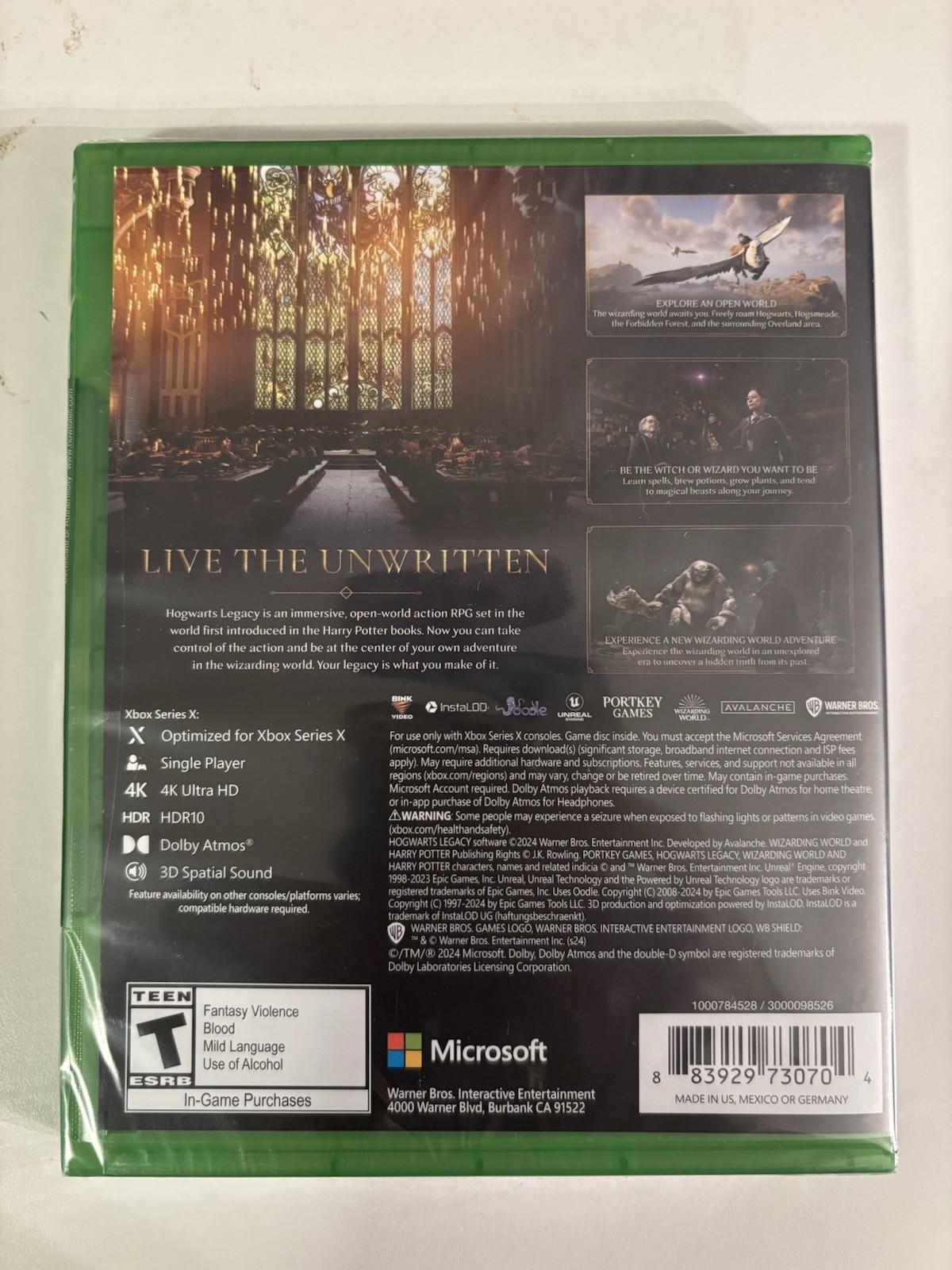 Hogwarts Legacy Xbox Series X NEW SEALED