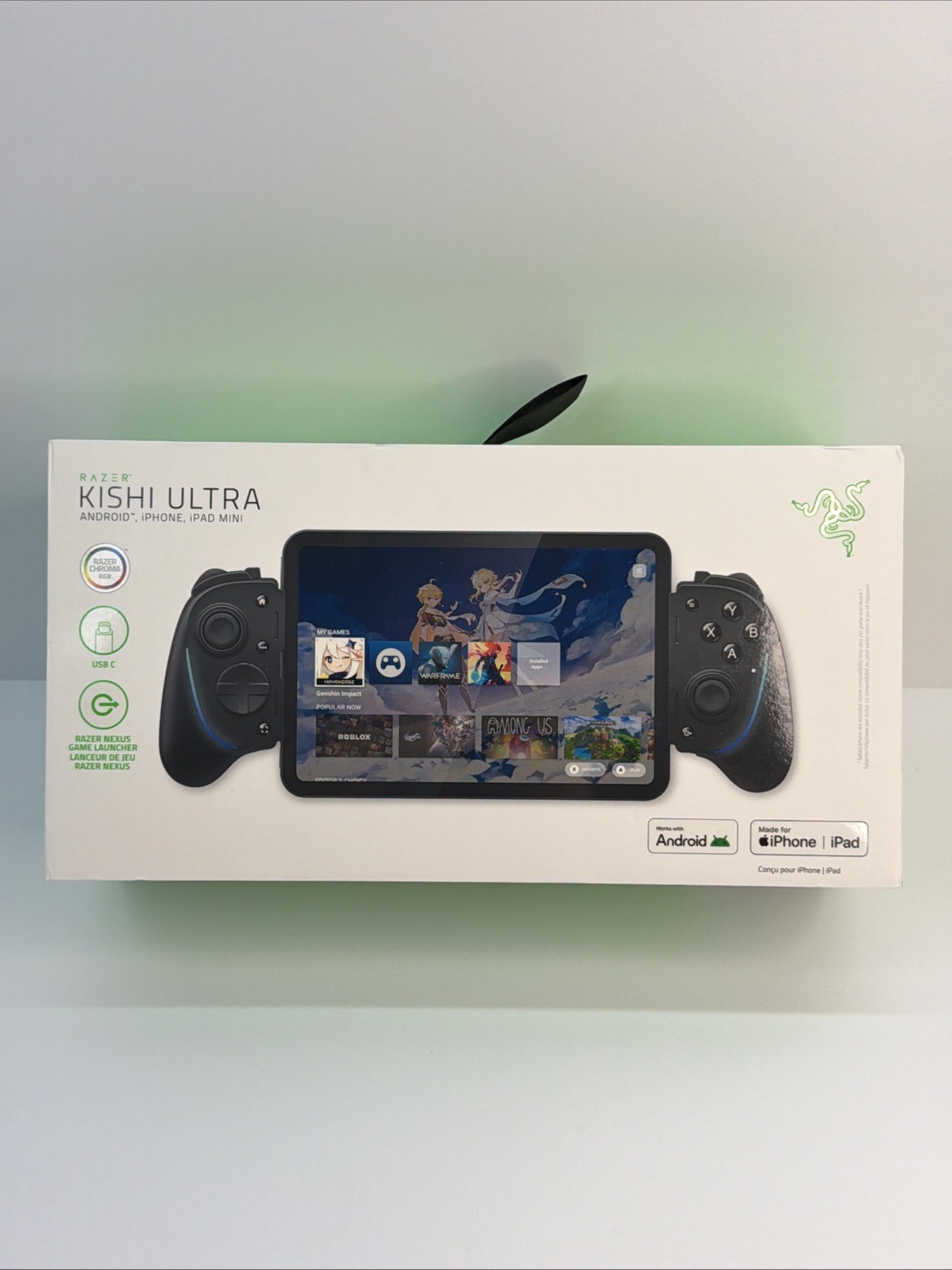 New Razer Kishi Ultra Mobile Gaming Controller For Android & Apple iPhone