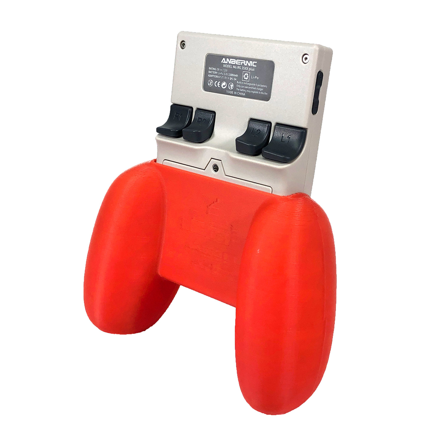 Anbernic RG35XX Plus Comfort Grip Case – 3D Printed