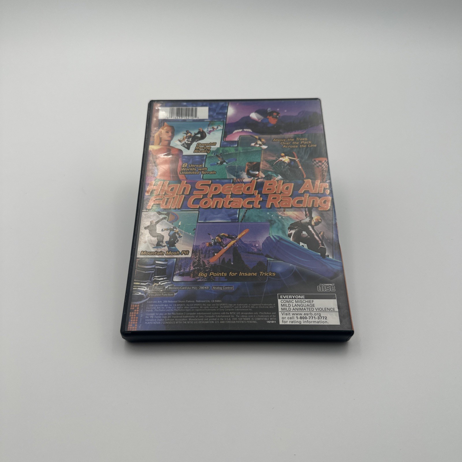 PS2 SSX Complete CIB Game Manual Sony PlayStation 2 EA Sports BIG Untested