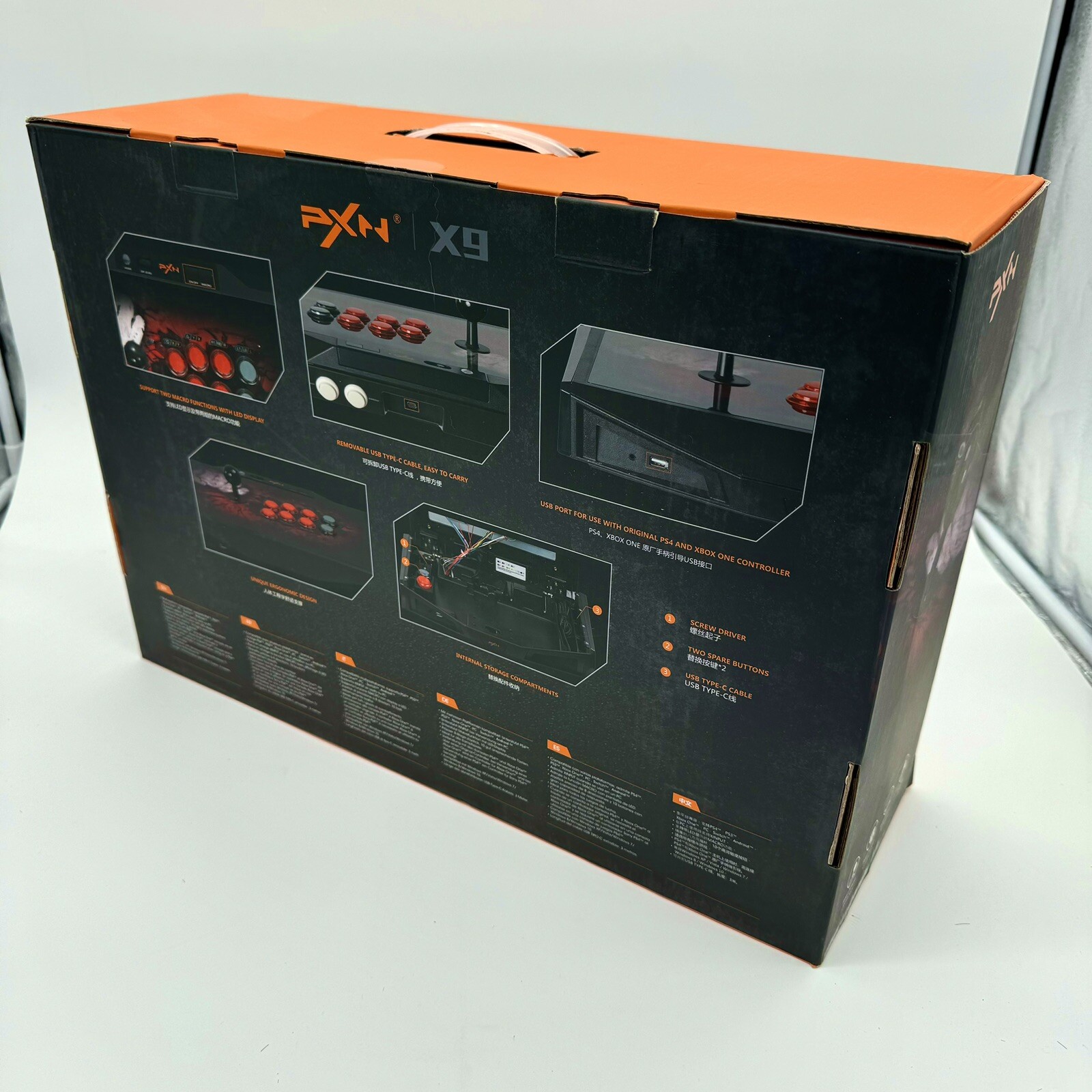 PXN X9 6 in1 Arcade Fight Stick Game Pad PS3 PS4 Switch Xbox One Android PC New