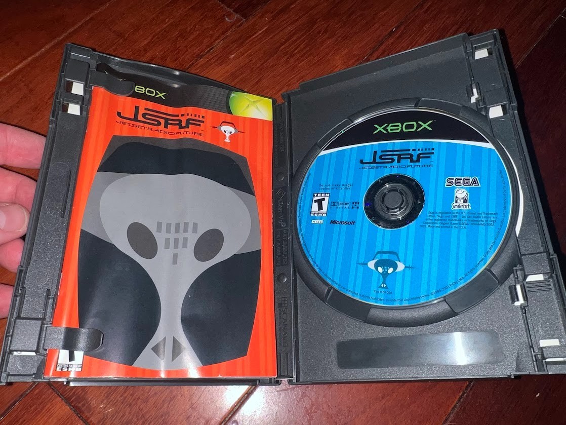 JSRF: Jet Set Radio Future (Microsoft Xbox, 2002) CIB with Manual, Rental Case