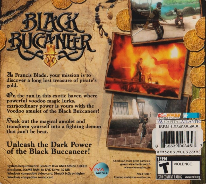 Black Buccaneer (2006) PC DVD-ROM Game With Slip Cover – Never Opened | Rare OOP