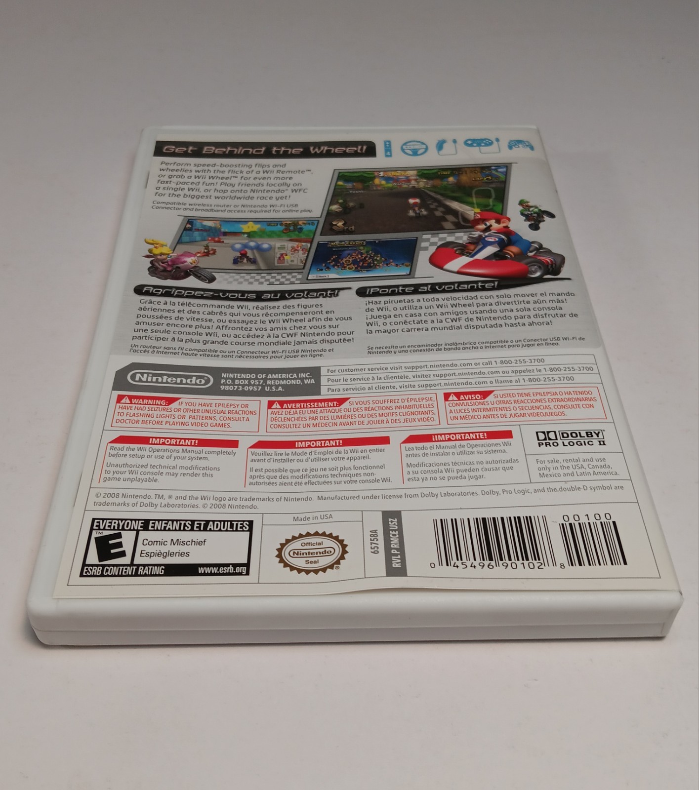 Mario Kart Wii (Nintendo Wii, 2008) CIB Complete w/ Manual – Tested