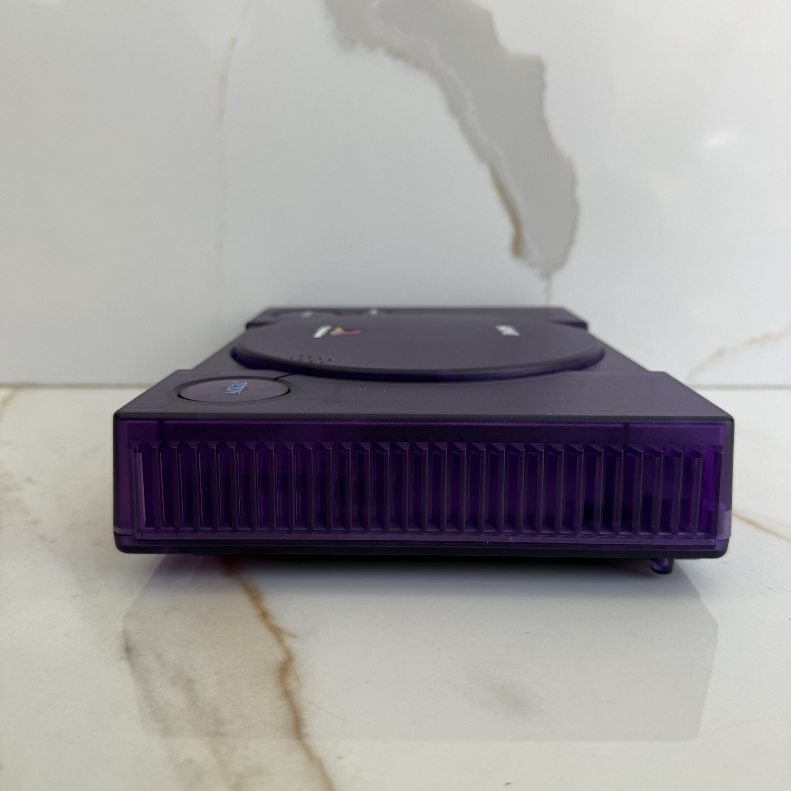 Sony PlayStation 1 Console (SCPH-5501) Bundle – Translucent Clear Purple Shell