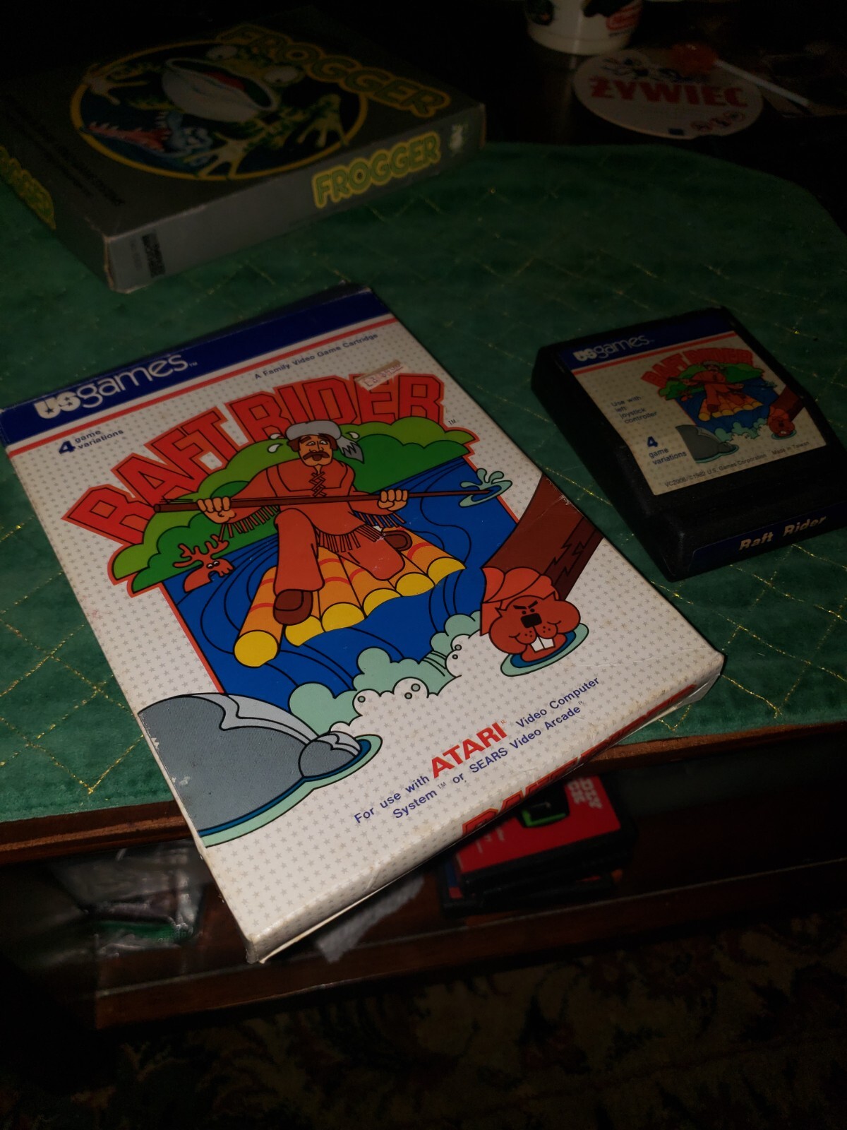 ultra rare Atari 2600 Raft Rider Stargunner Threshold star gunner nes