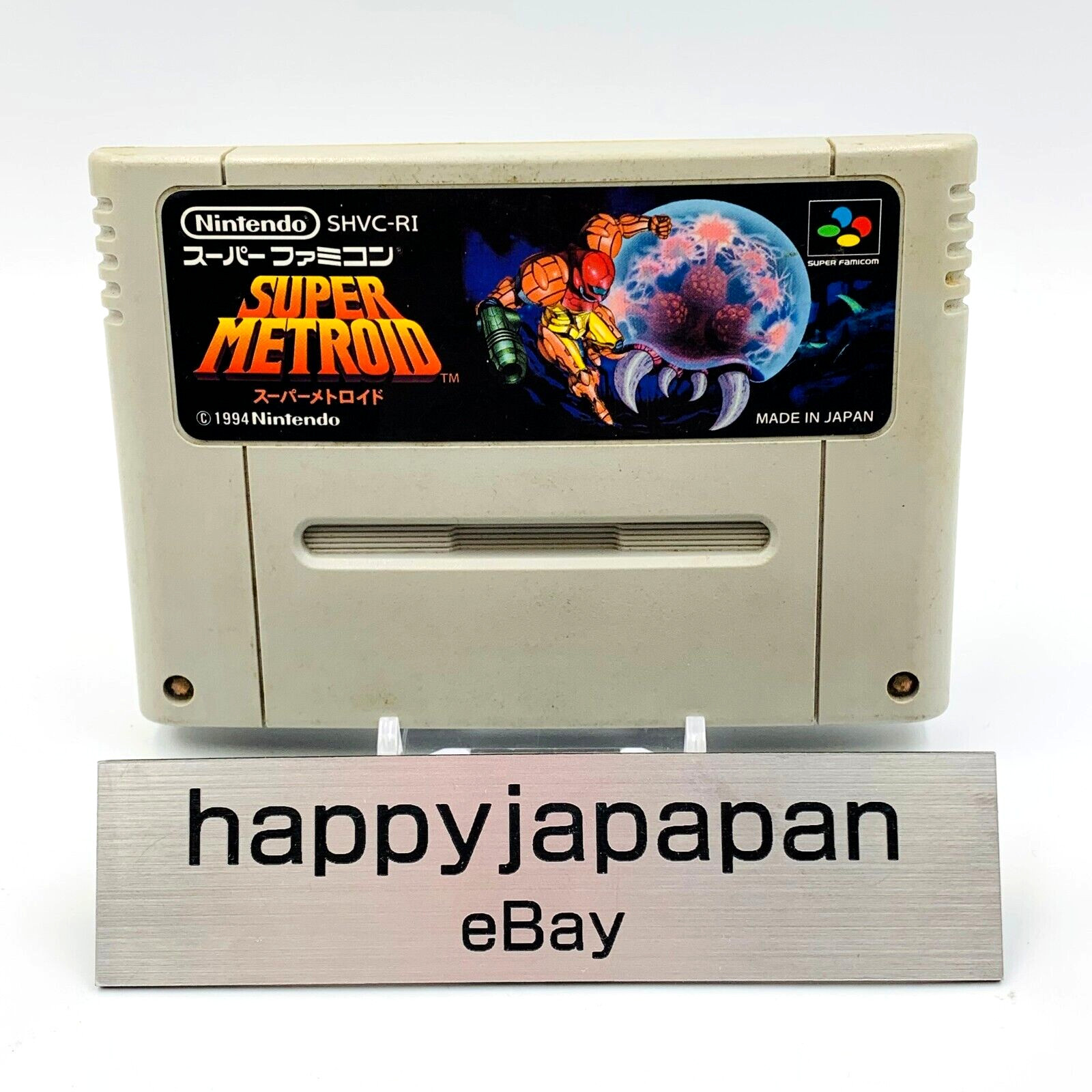 Nintendo Super Famicom Video Games Super Metroid SFC SNES SHVC-RI Japanese