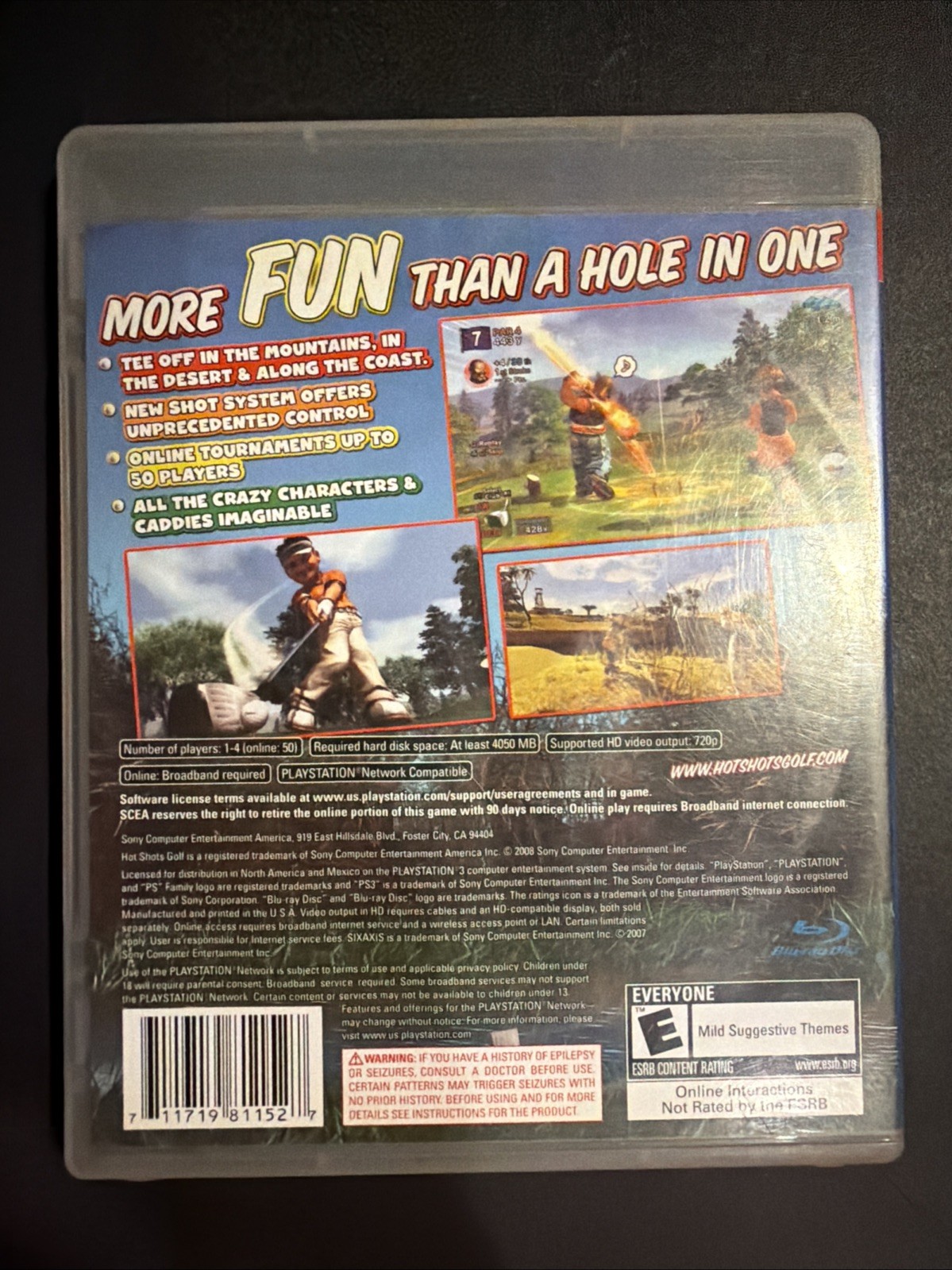 Hot Shots Golf: Out of Bounds (Sony PlayStation 3, 2008) Complete – HotShots PS3