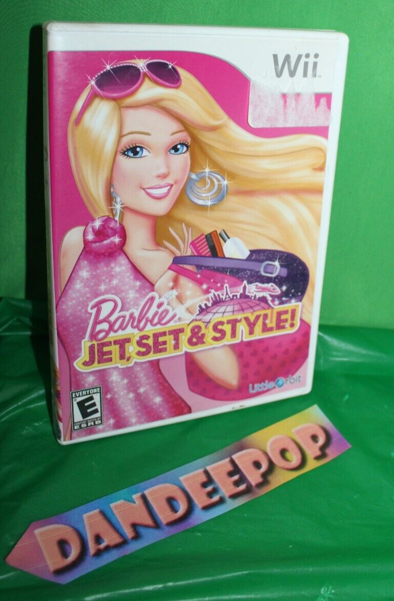 Nintendo Wii Disney Barbie Jet, Set & Style