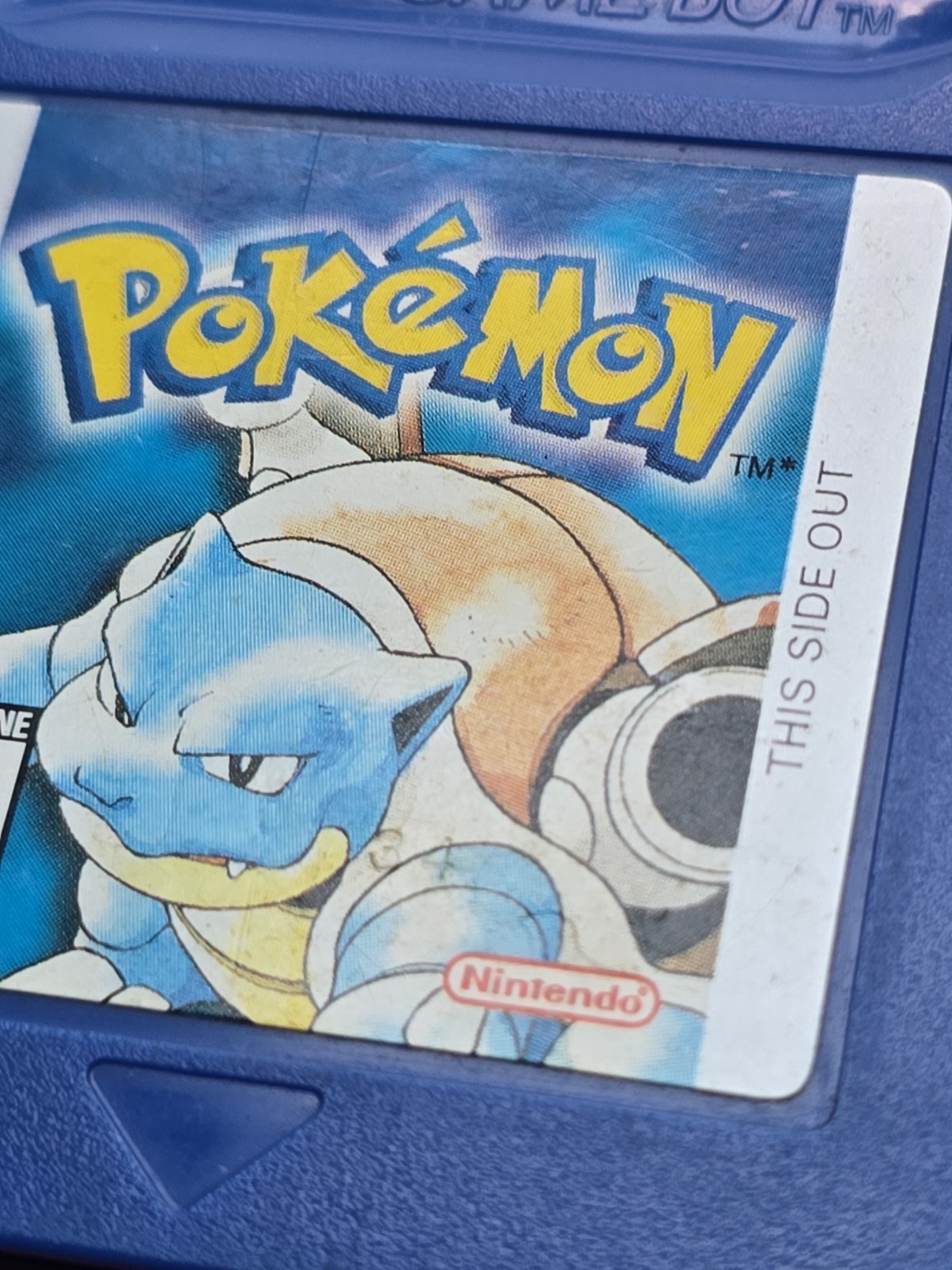 Game Boy Pokemon Blue Red Nintendo GB Original Lot 2 Games Authentic Saves