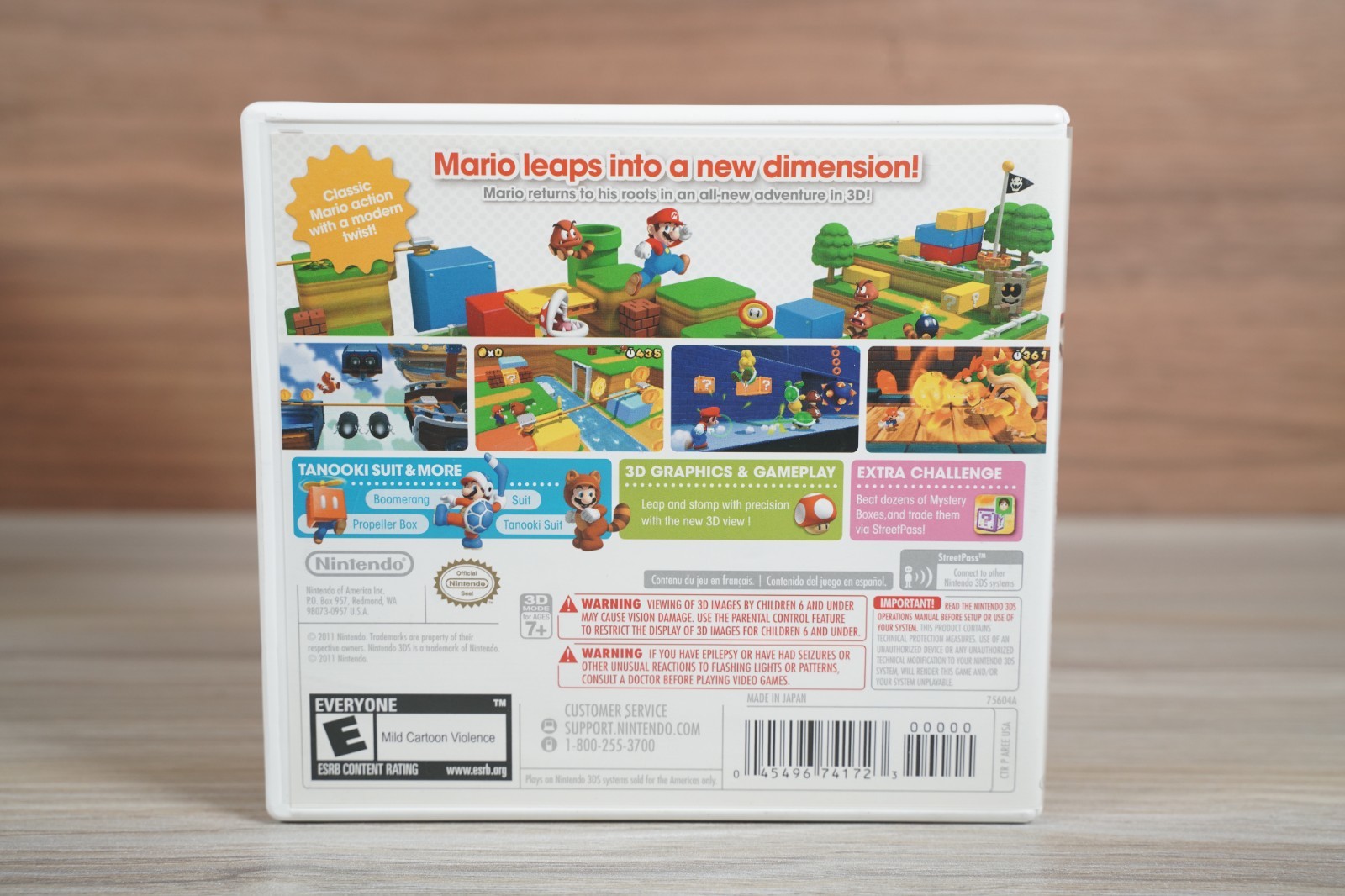 Super Mario 3D Land Nintendo 3DS CIB Complete Tested