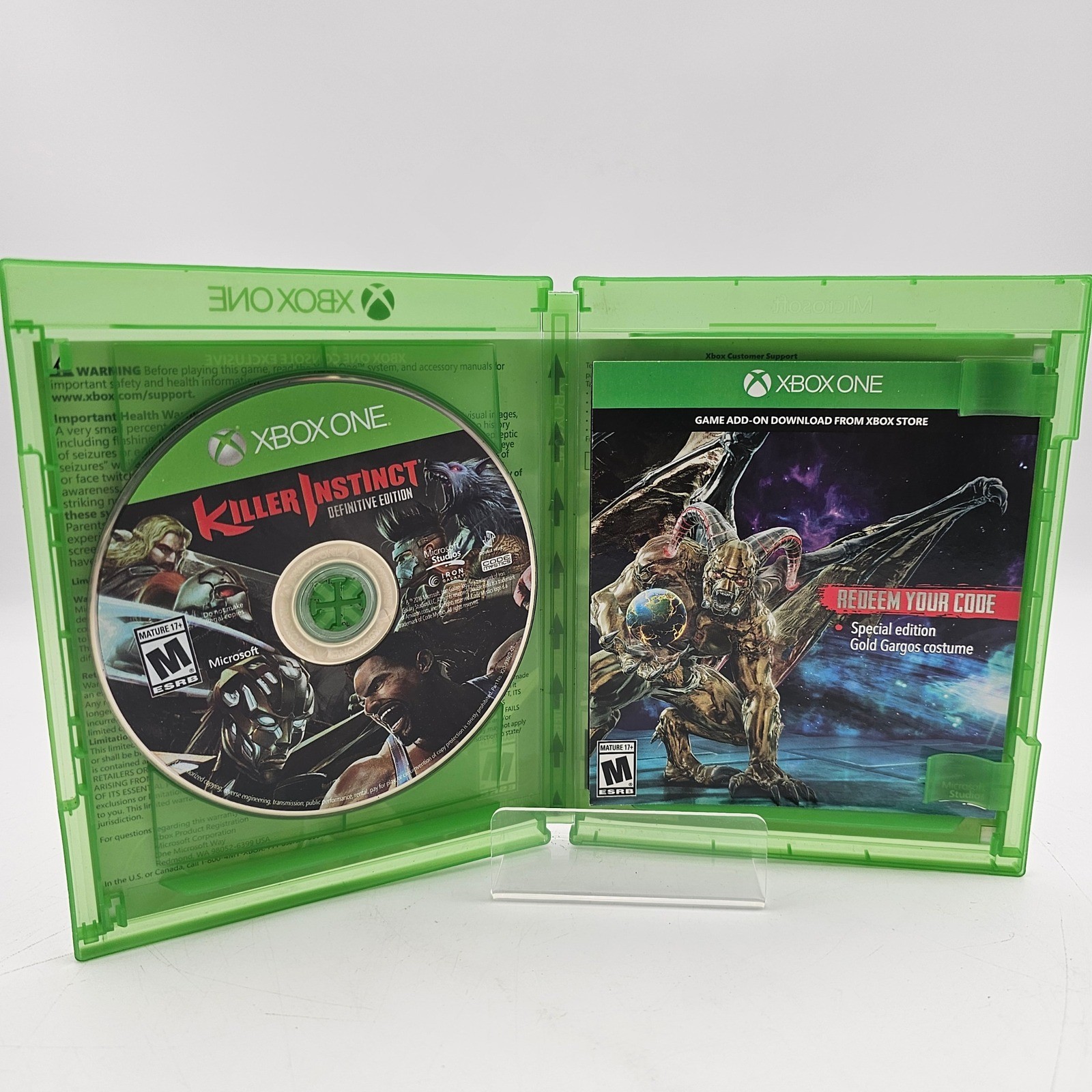 Killer Instinct Definitive Edition Xbox One with Soundtrack CD TESTED