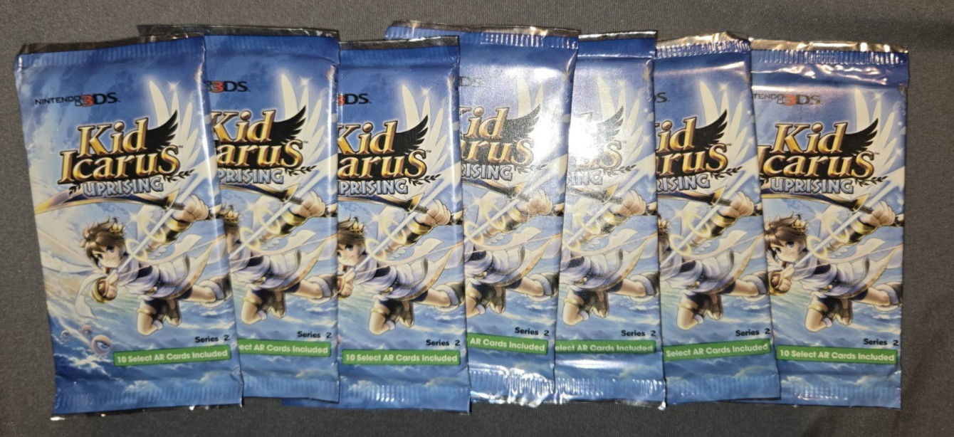 Kid Icarus Uprising AR Card Pack NINTENDO 3DS Series 2 – SEALED Pack —