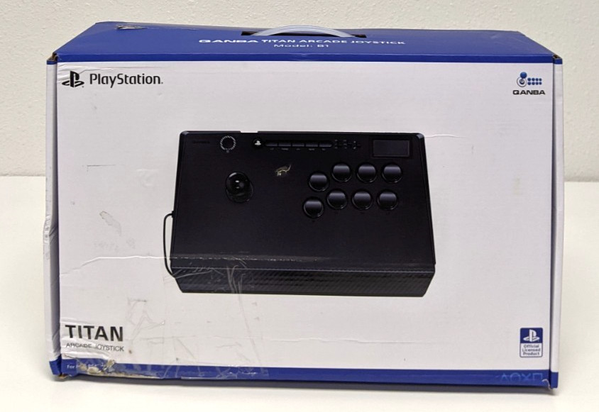 Qanba B1 Titan Wired Arcade Joystick for PlayStation 5/4 and PC