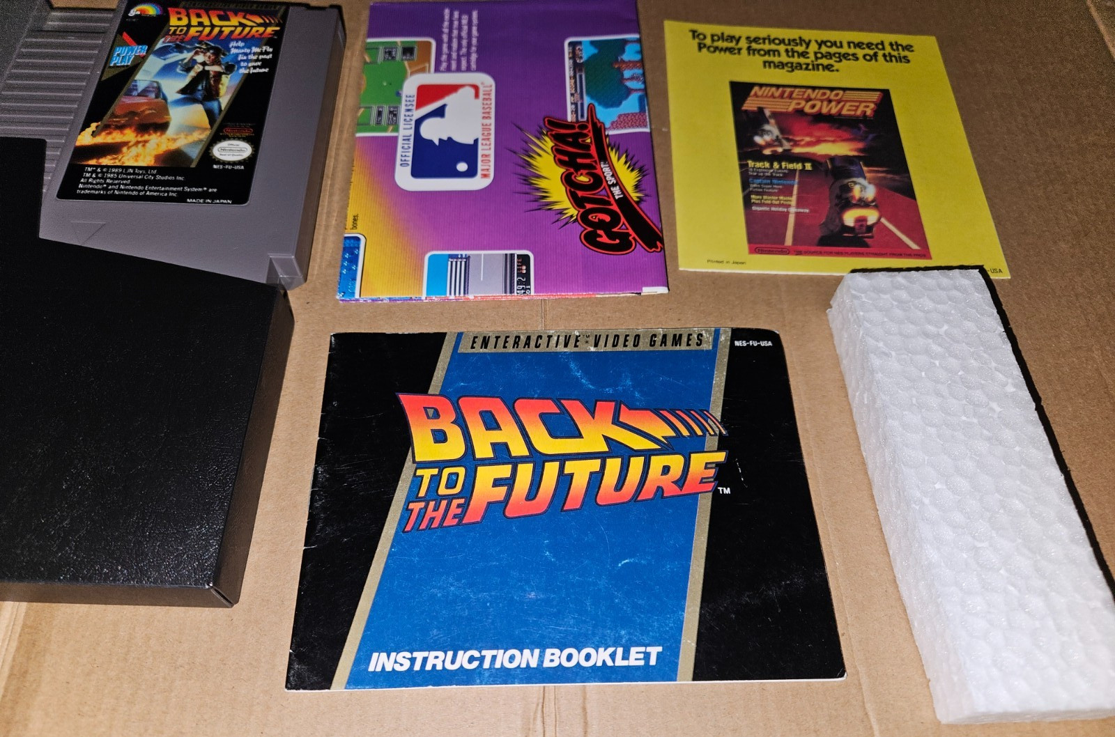 NES Back To The Future CIB Complete In Box Nintendo Entertainment System LJN