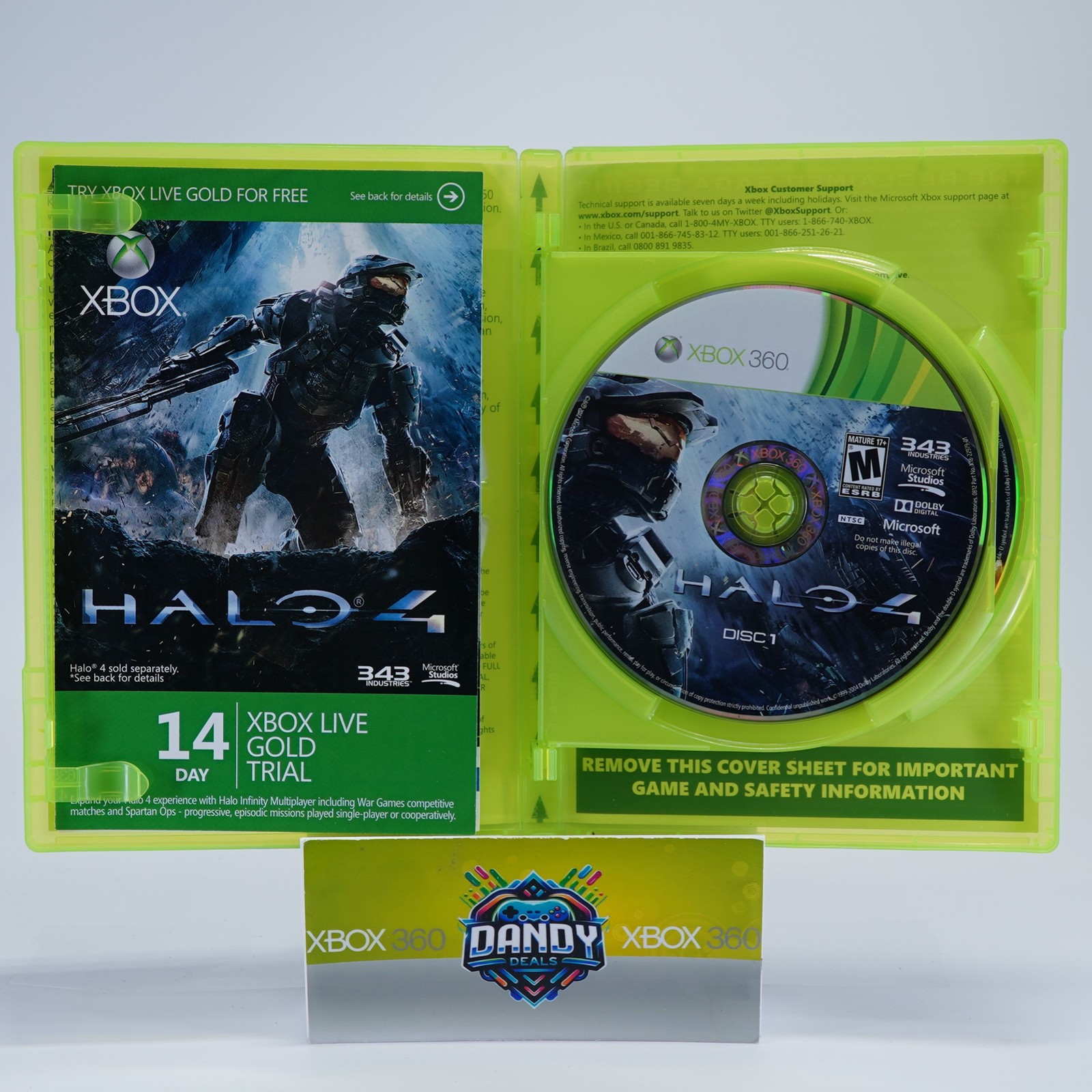 Halo 4 CIB W/ Insert – Xbox 360